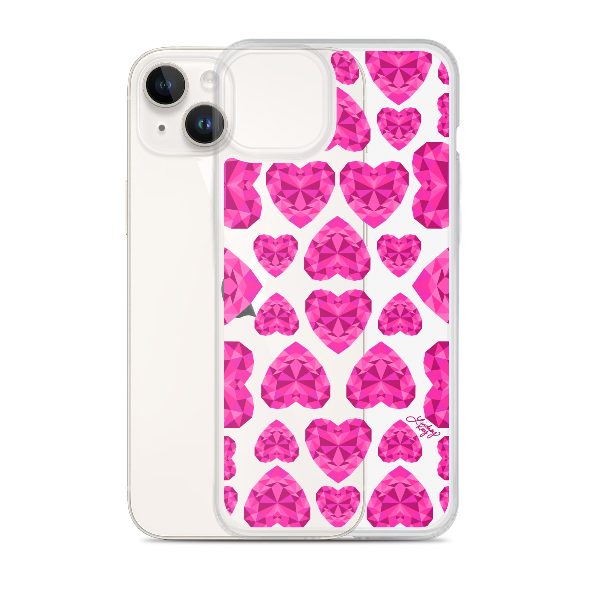 Pink Jewels - Clear Case for iPhone®