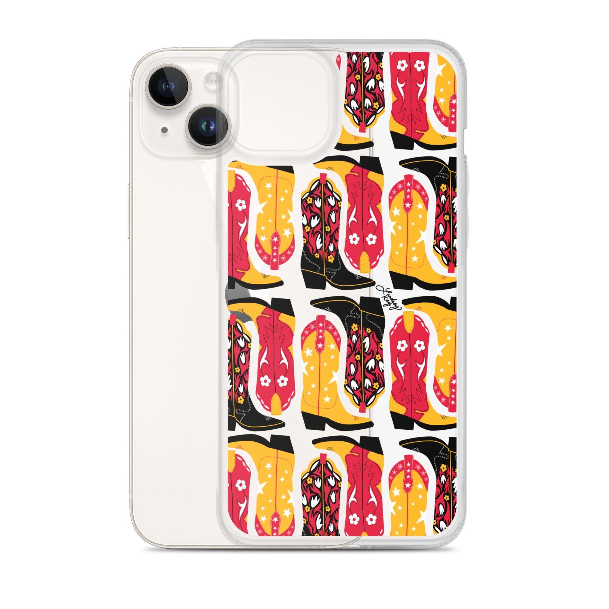 Kansas City Cowgirl Boots - Clear Case for iPhone®