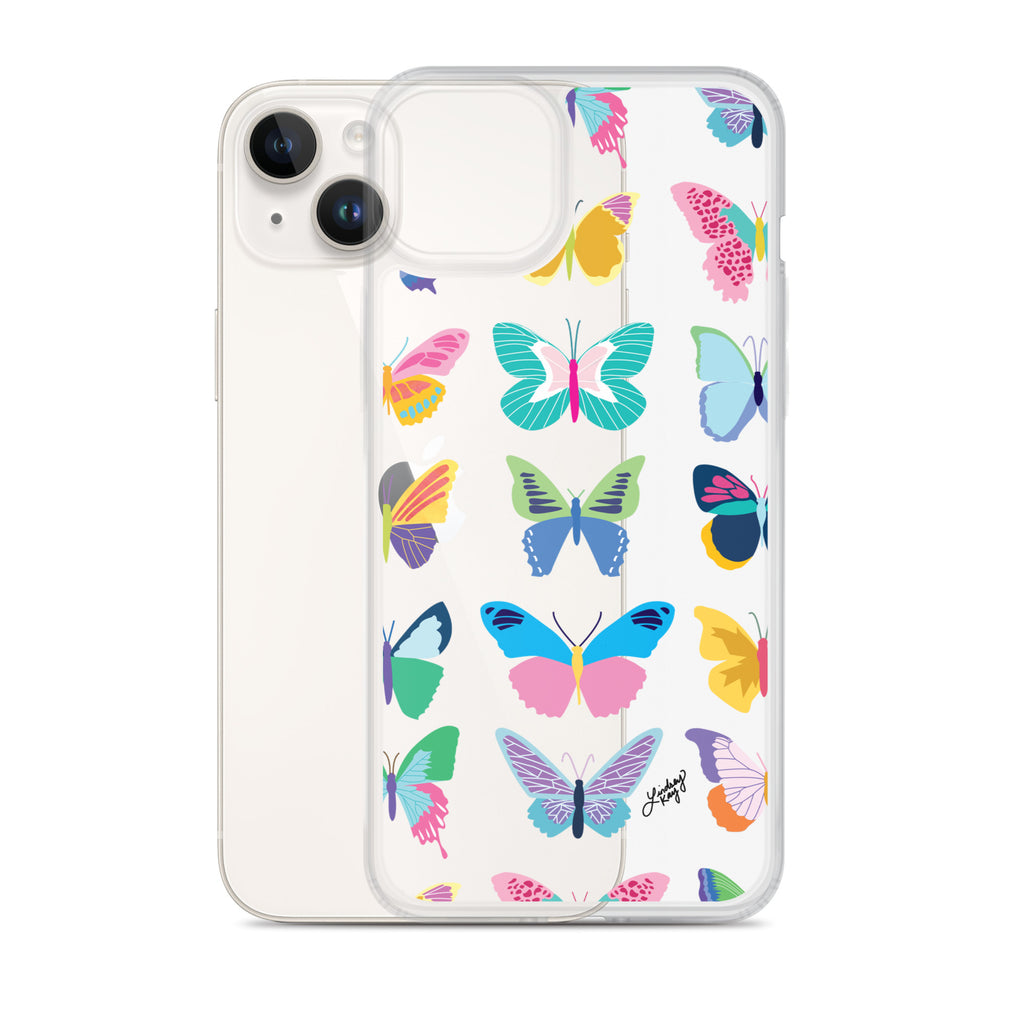 Colorful Butterflies - Clear Case for iPhone®