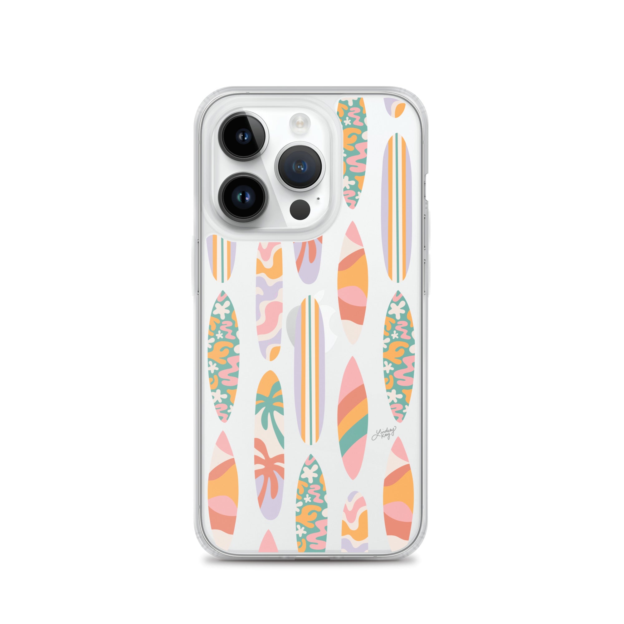 Modèle d'illustration de planches de surf - Coque transparente pour iPhone®