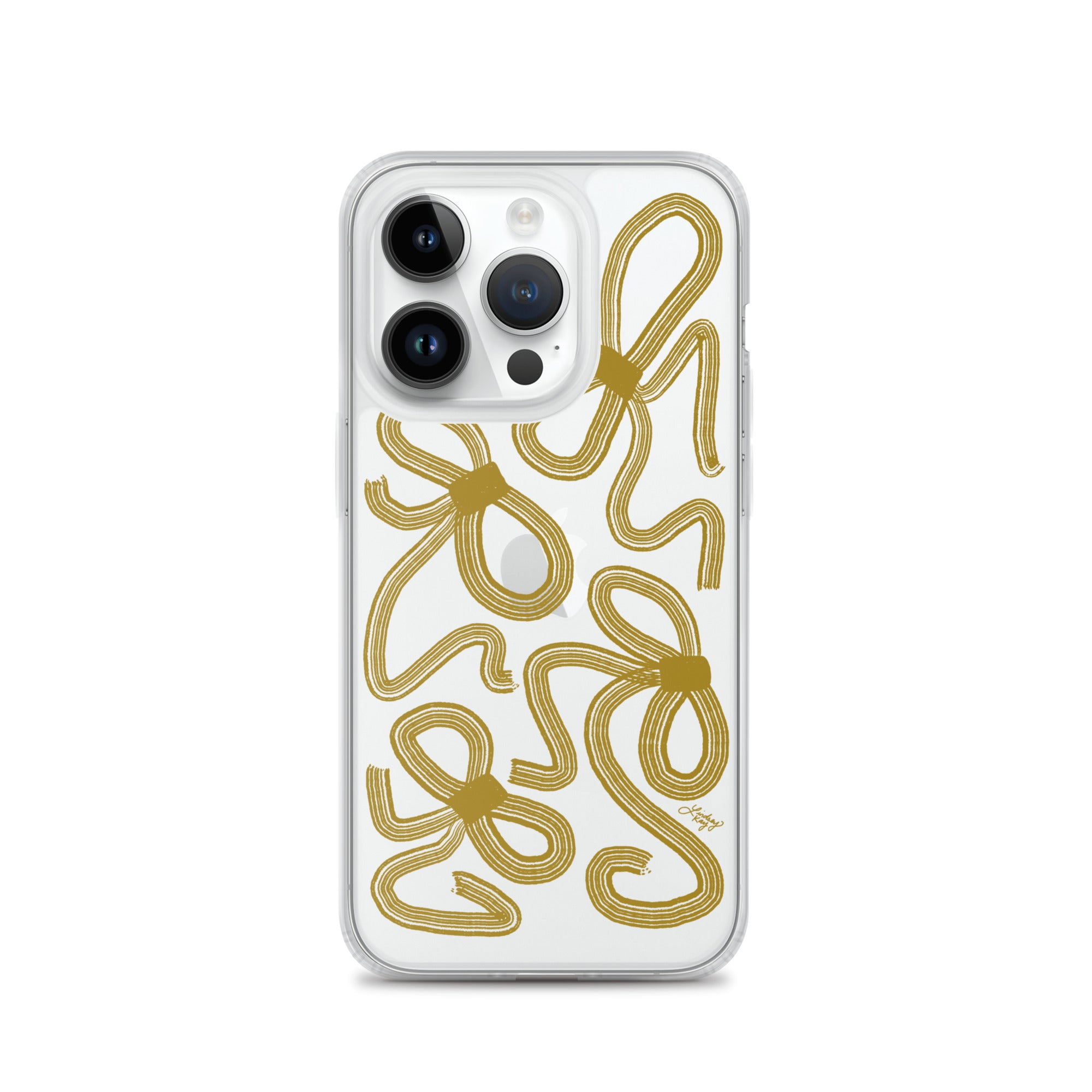 Cinta Dorada - Funda transparente para iPhone®