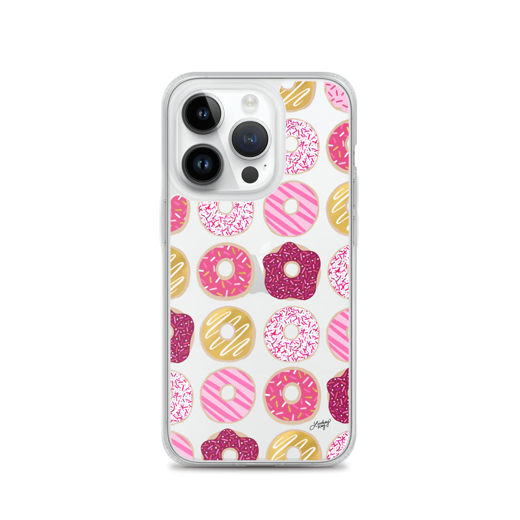 Valentine's Day Donuts - Clear Case for iPhone®