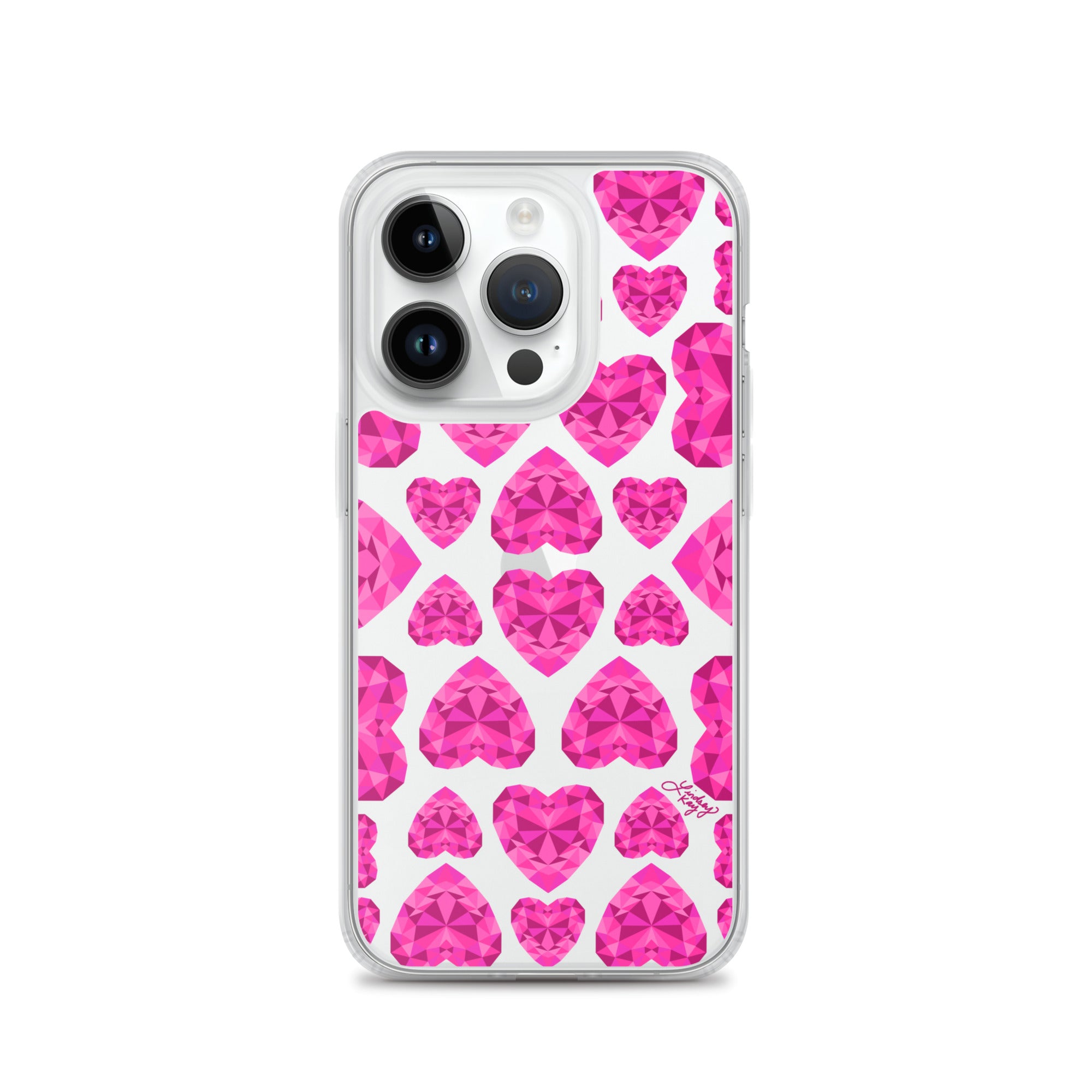 Pink Jewels - Clear Case for iPhone®
