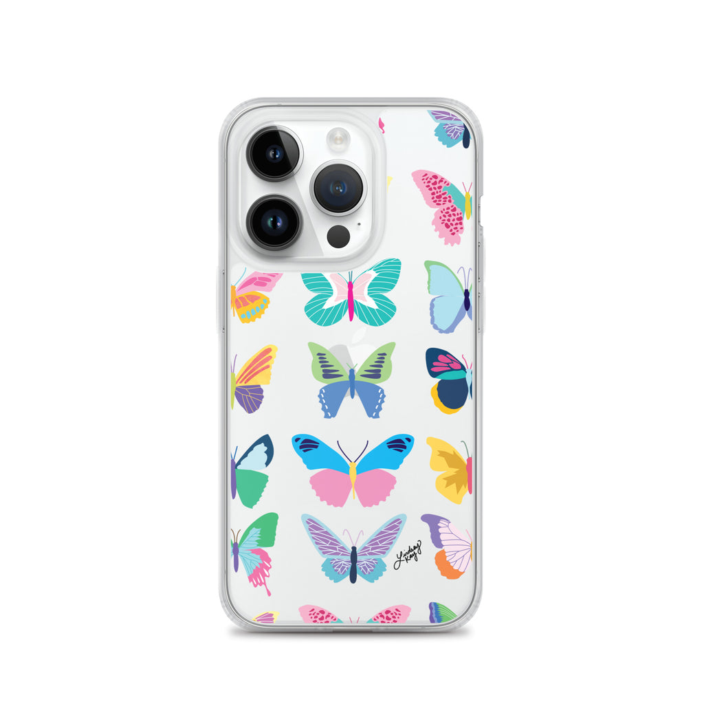 Colorful Butterflies - Clear Case for iPhone®