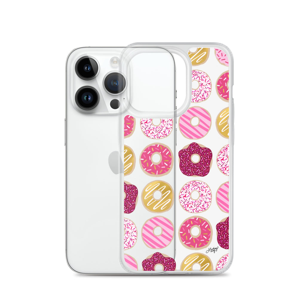 Valentine's Day Donuts - Clear Case for iPhone®