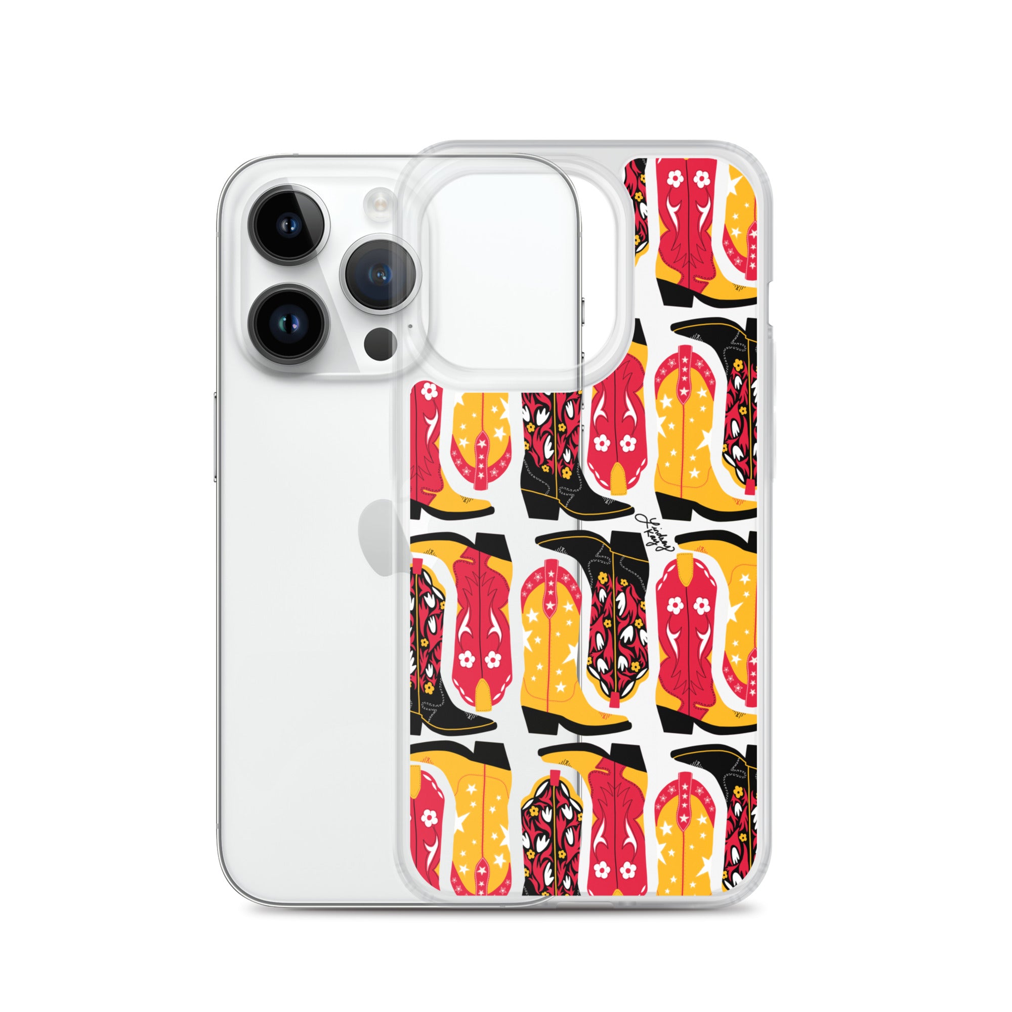 Kansas City Cowgirl Boots - Clear Case for iPhone®