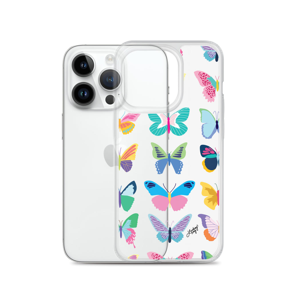 Colorful Butterflies - Clear Case for iPhone®