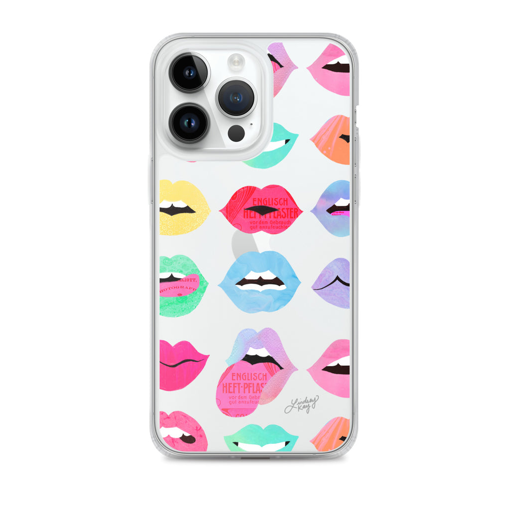 Rainbow Lips of Love - Clear Case for iPhone®