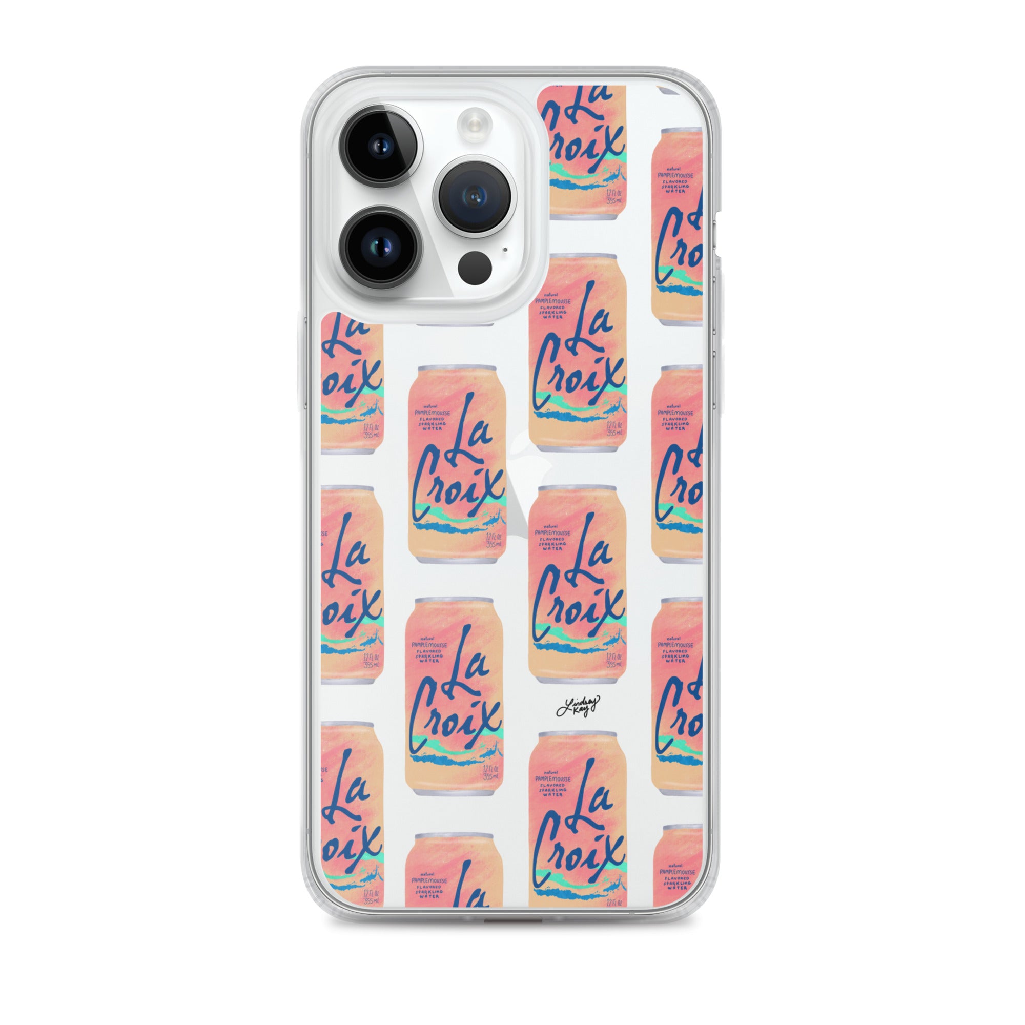 Pamplemousse la croix design pattern illustration trendy water summer pattern iPhone phone case cover clear mobile accessories Lindsey Kay collective 