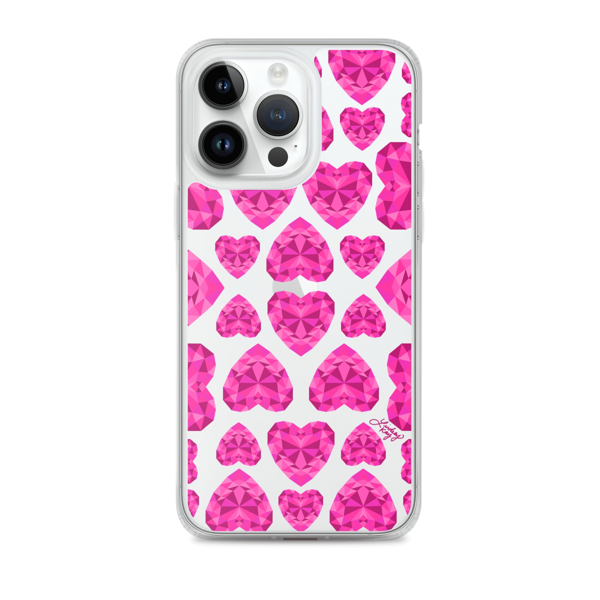 Pink Jewels - Clear Case for iPhone®