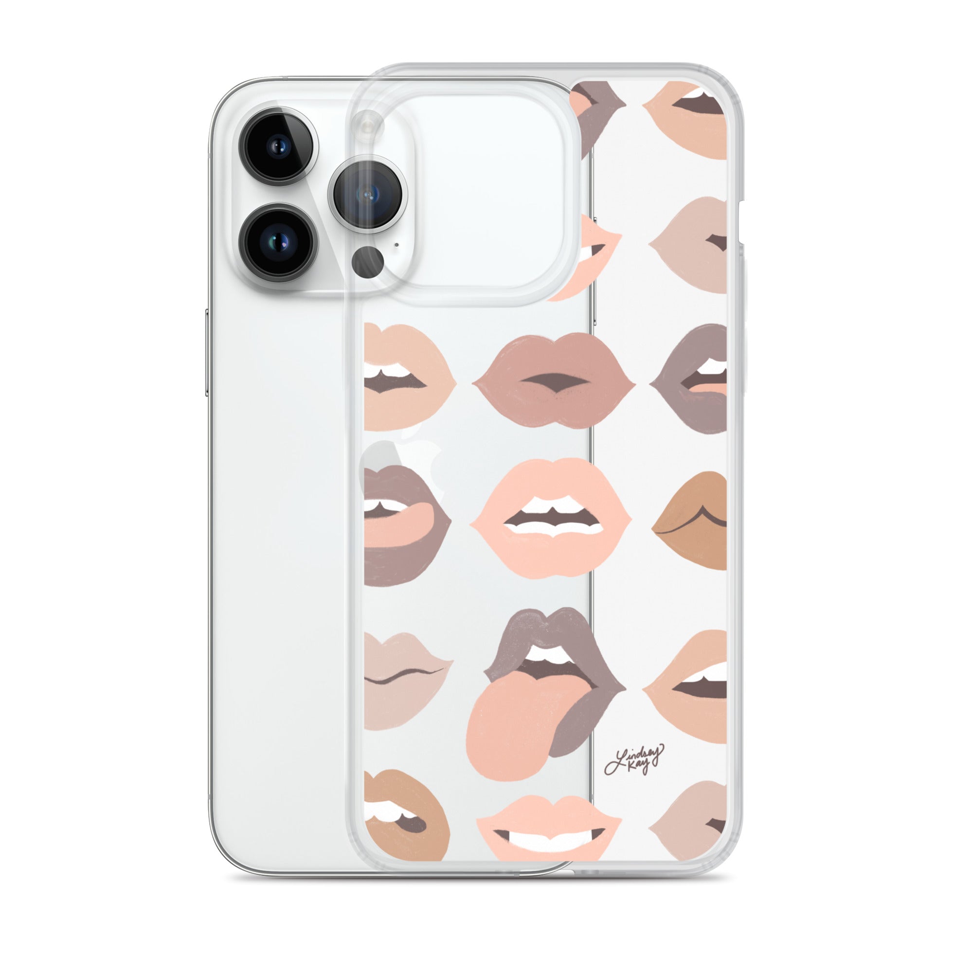 Labios neutros de amor - Funda transparente para iPhone®