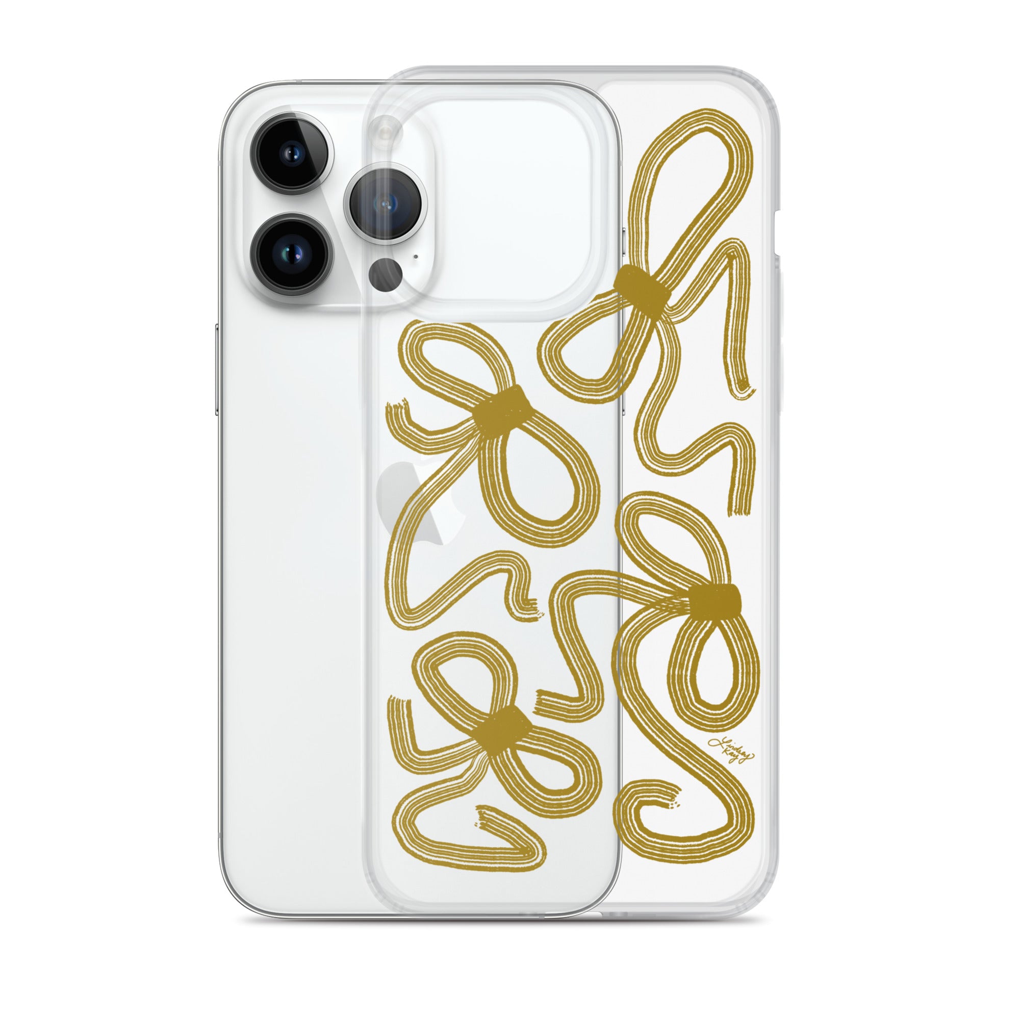 Cinta Dorada - Funda transparente para iPhone®