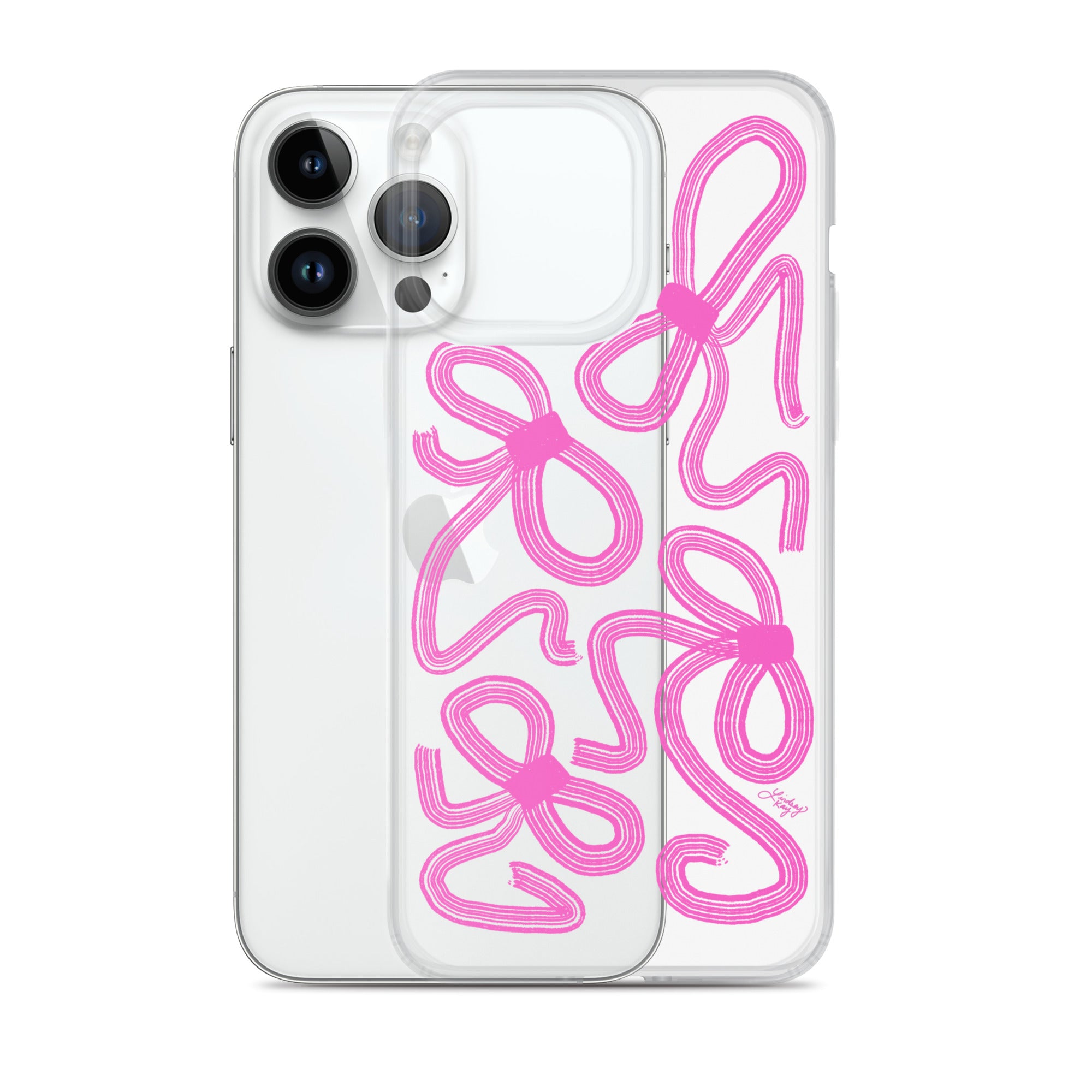 Cinta rosa - Funda transparente para iPhone®