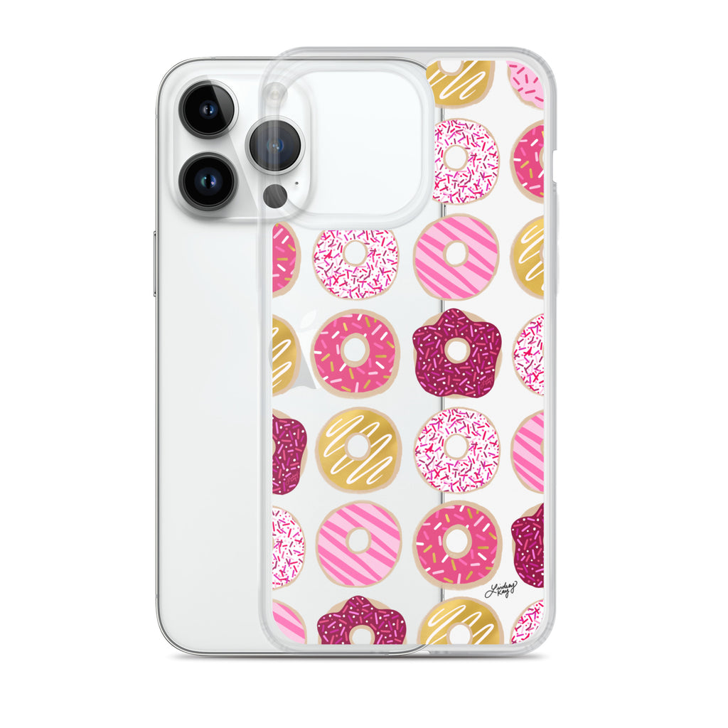 Valentine's Day Donuts - Clear Case for iPhone®