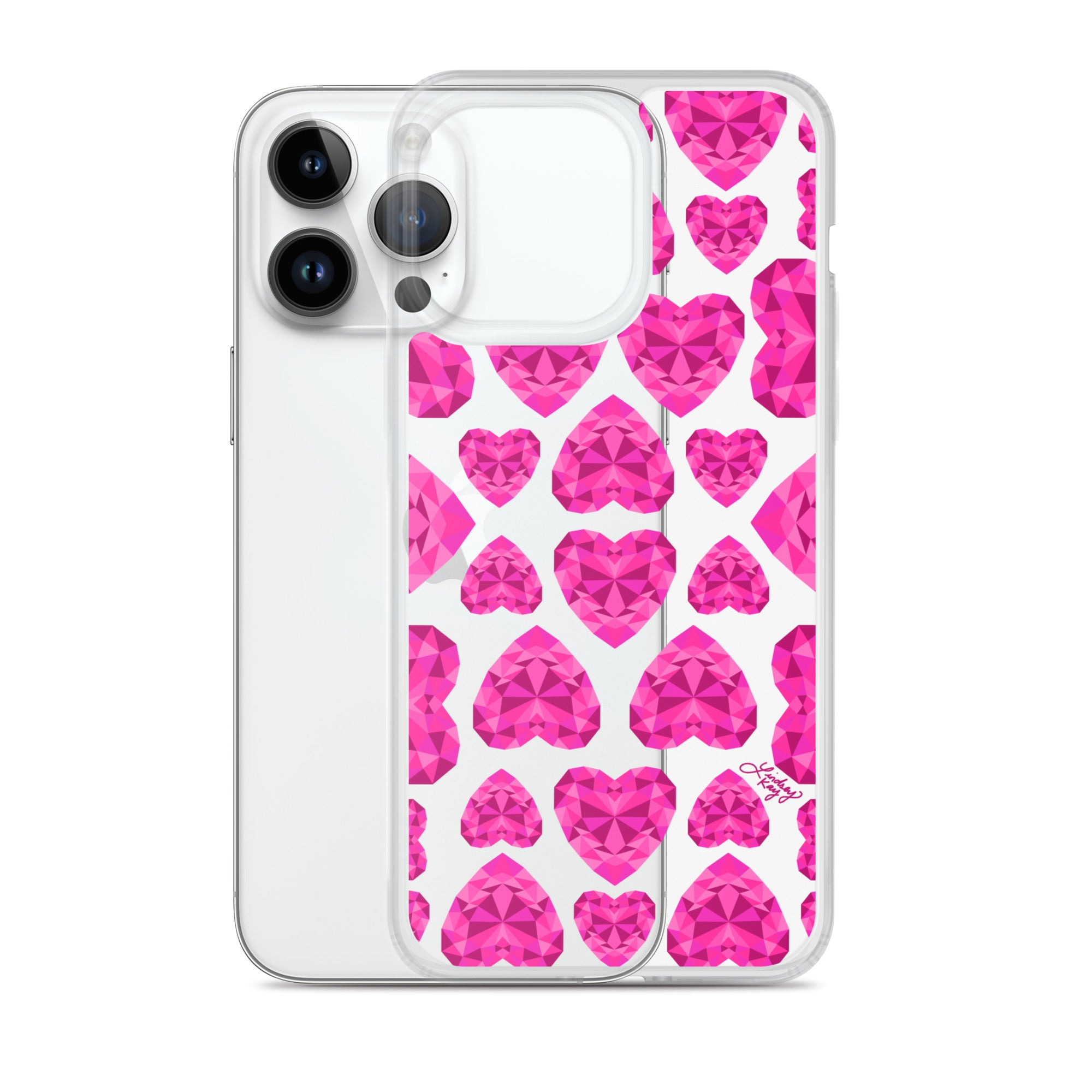 Pink Jewels - Clear Case for iPhone®