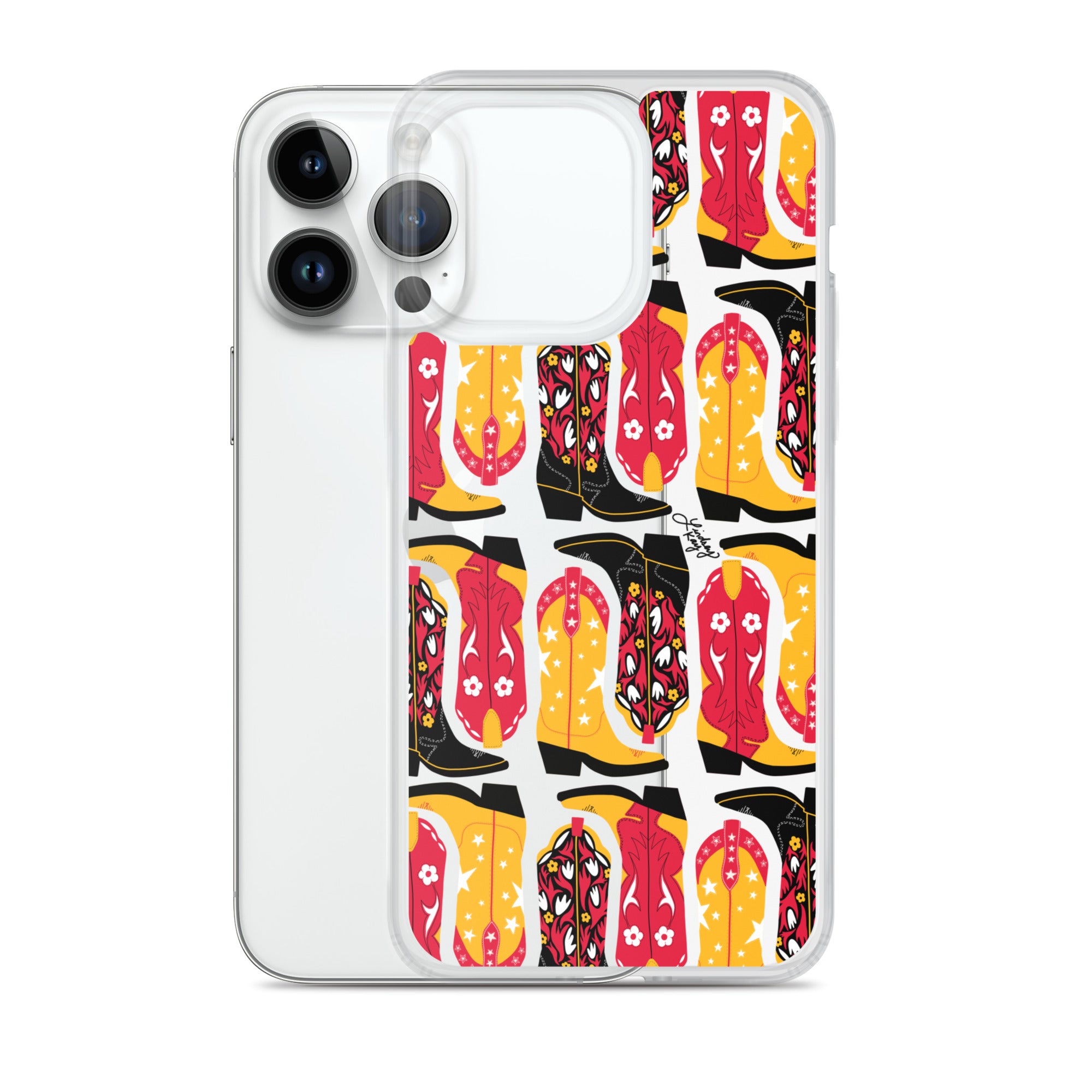 Kansas City Cowgirl Boots - Clear Case for iPhone®