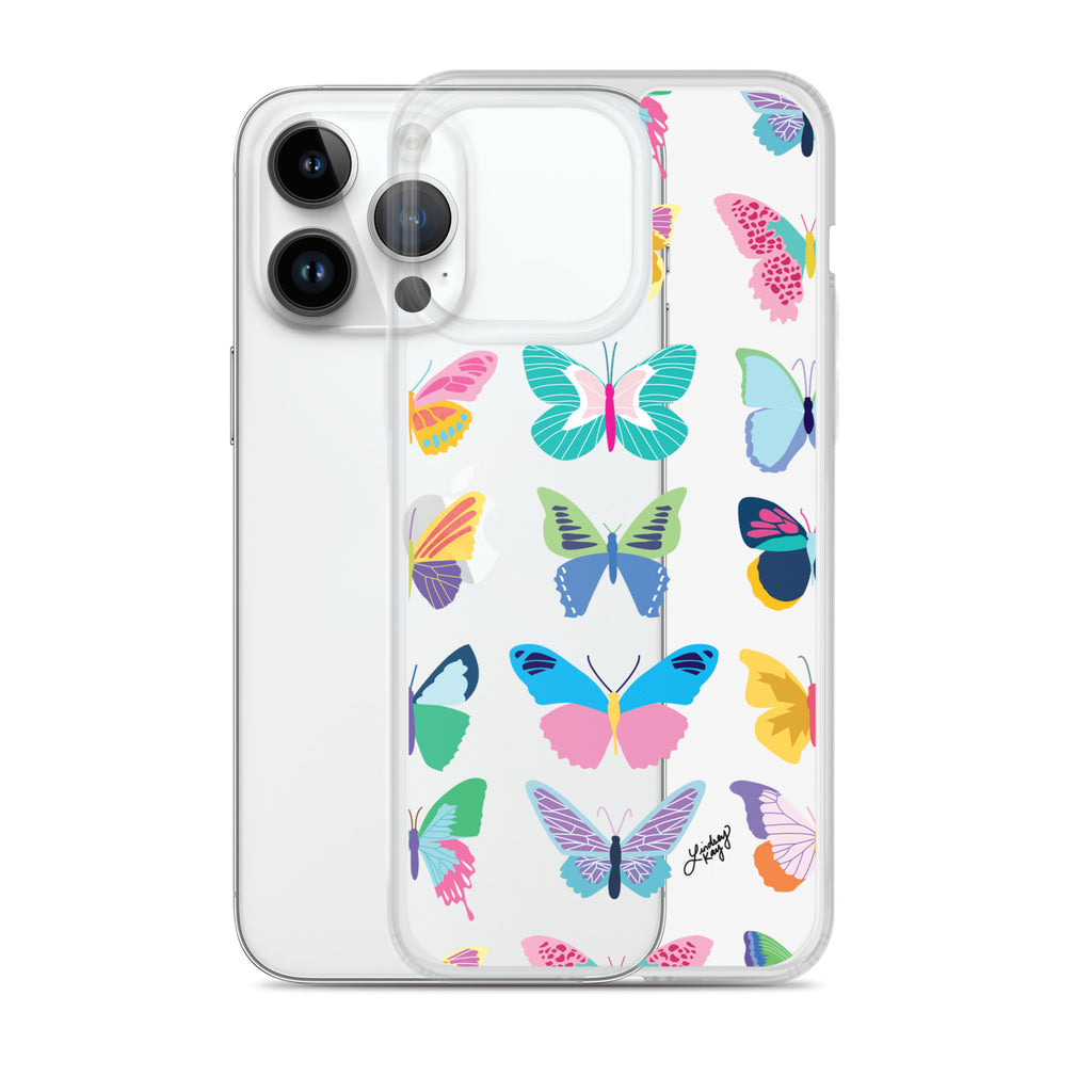 Colorful Butterflies - Clear Case for iPhone®