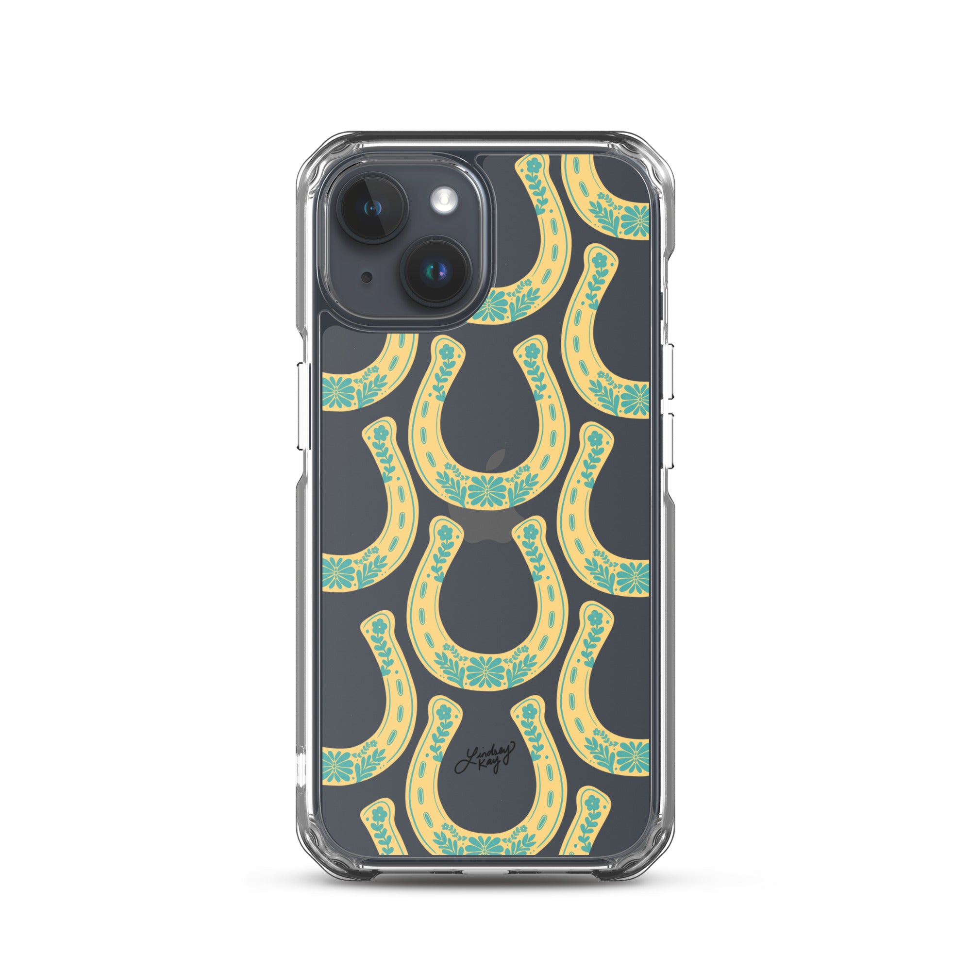 Patrón de ilustración de herradura - Funda transparente para iPhone®