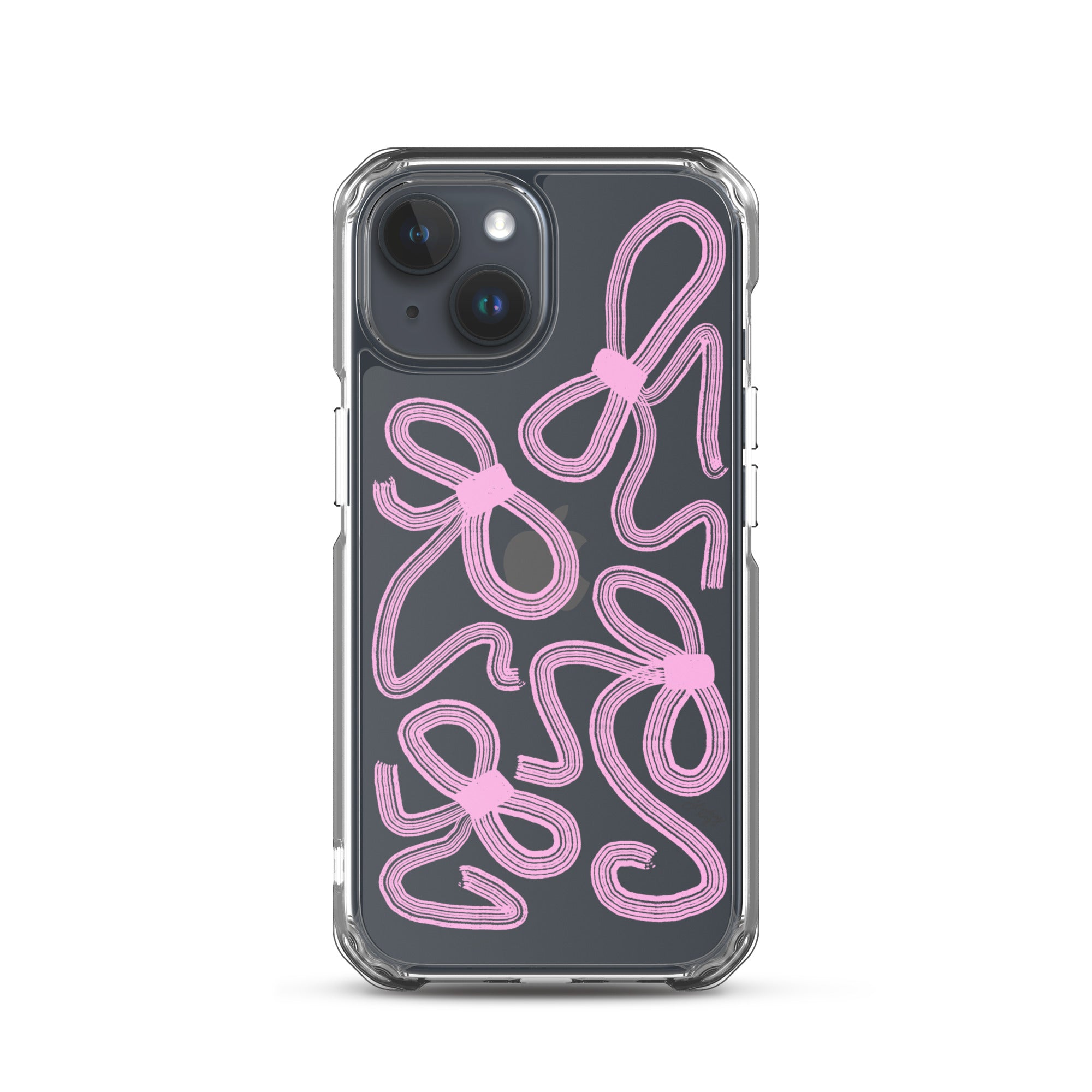 Pink Ribbon Illustration - Clear Case for iPhone®