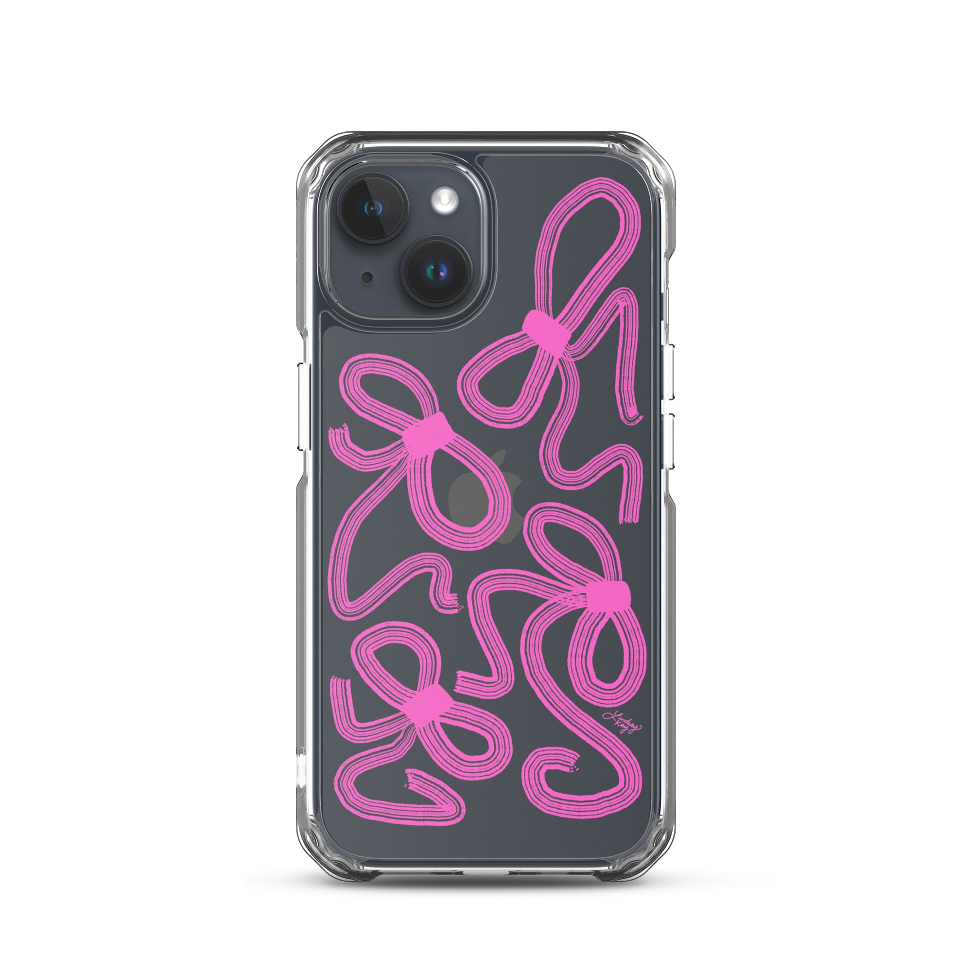 Cinta rosa - Funda transparente para iPhone®