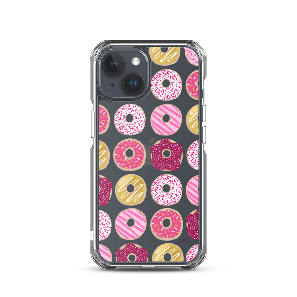 Valentine's Day Donuts - Clear Case for iPhone®