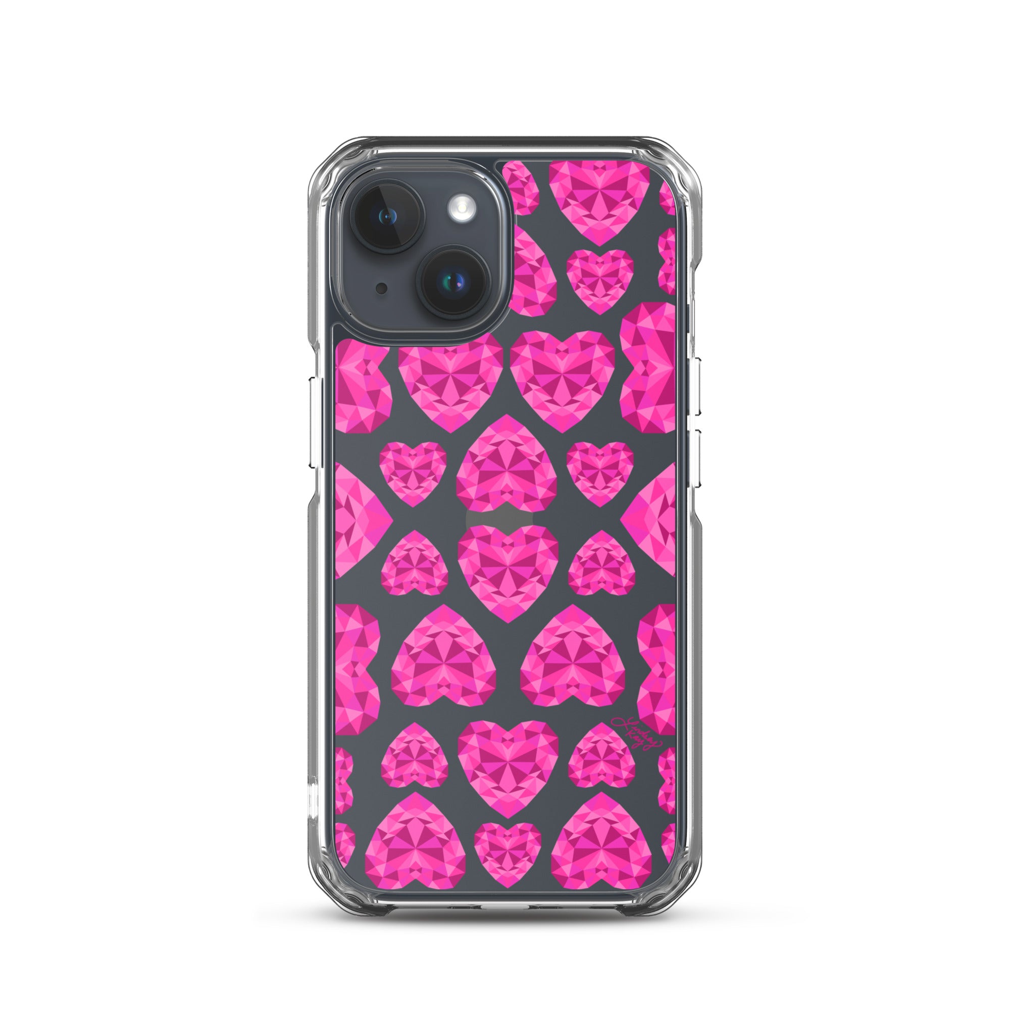 Pink Jewels - Clear Case for iPhone®