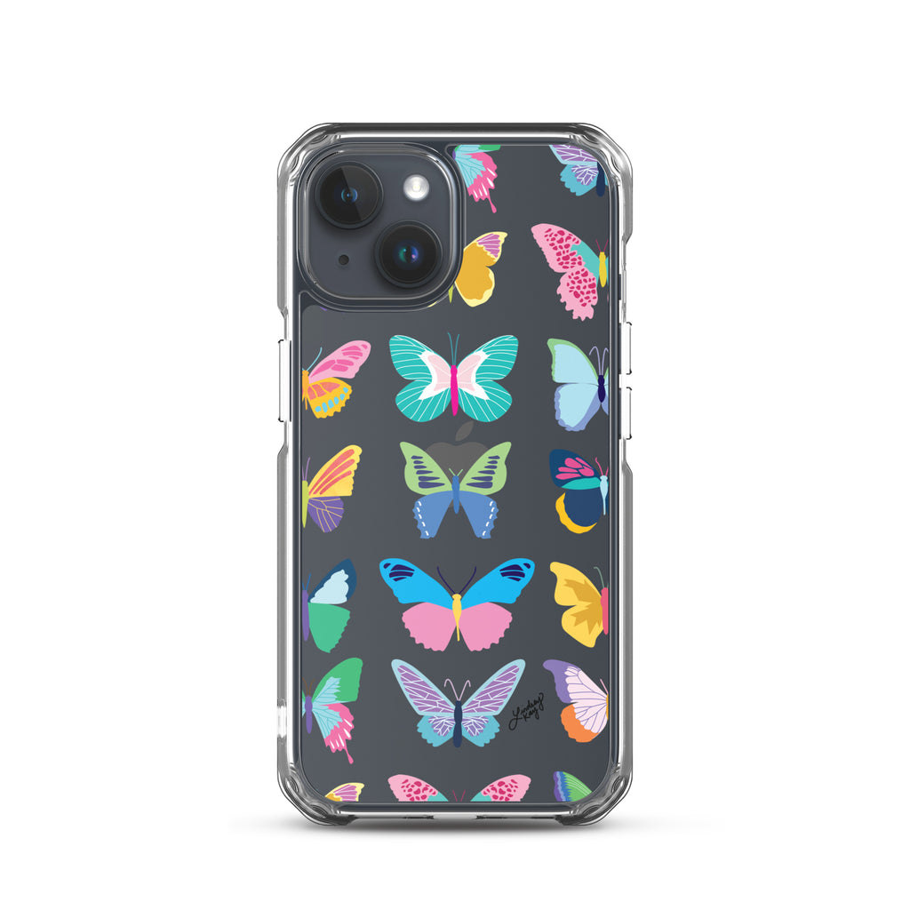 Colorful Butterflies - Clear Case for iPhone®
