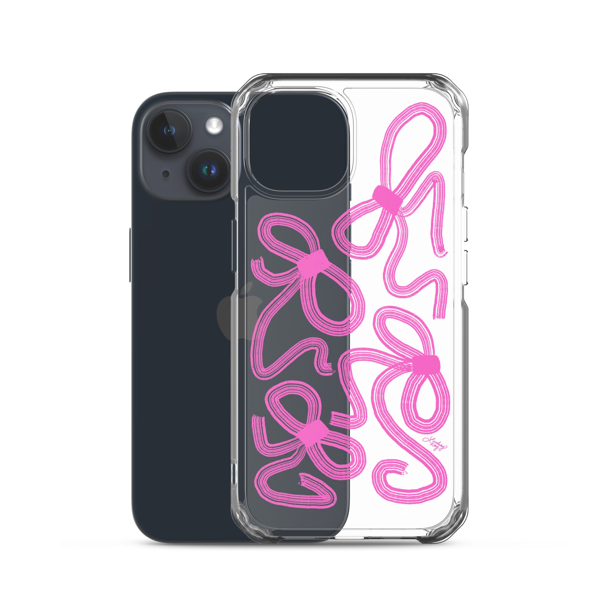 Cinta rosa - Funda transparente para iPhone®