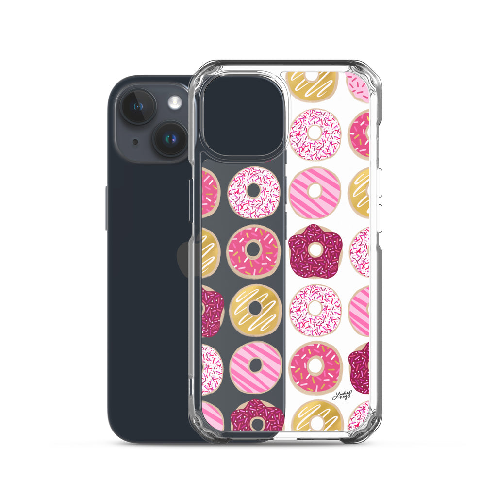 Valentine's Day Donuts - Clear Case for iPhone®