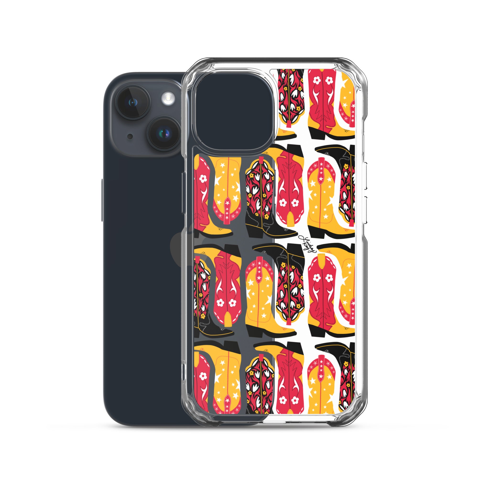 Kansas City Cowgirl Boots - Clear Case for iPhone®