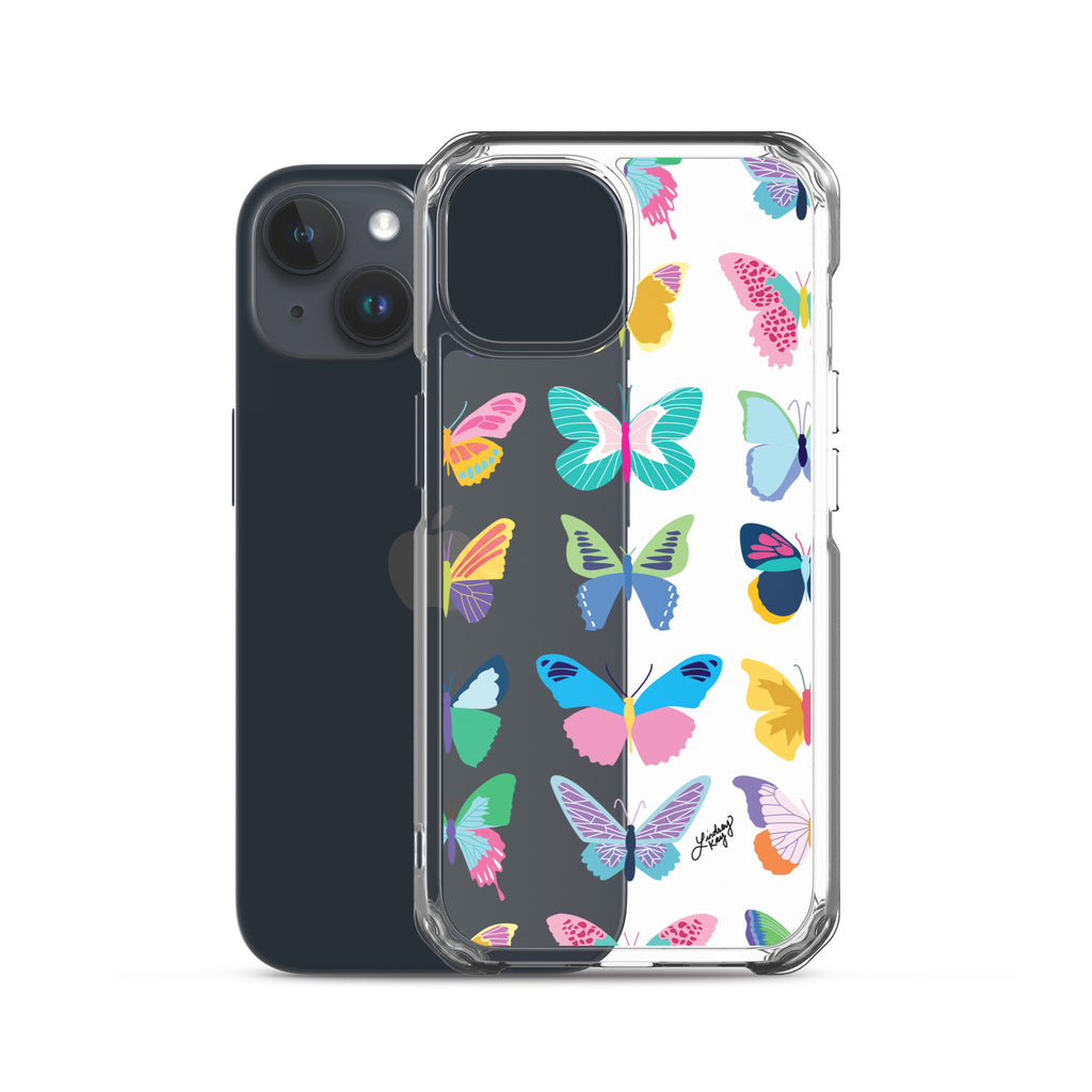 Colorful Butterflies - Clear Case for iPhone®