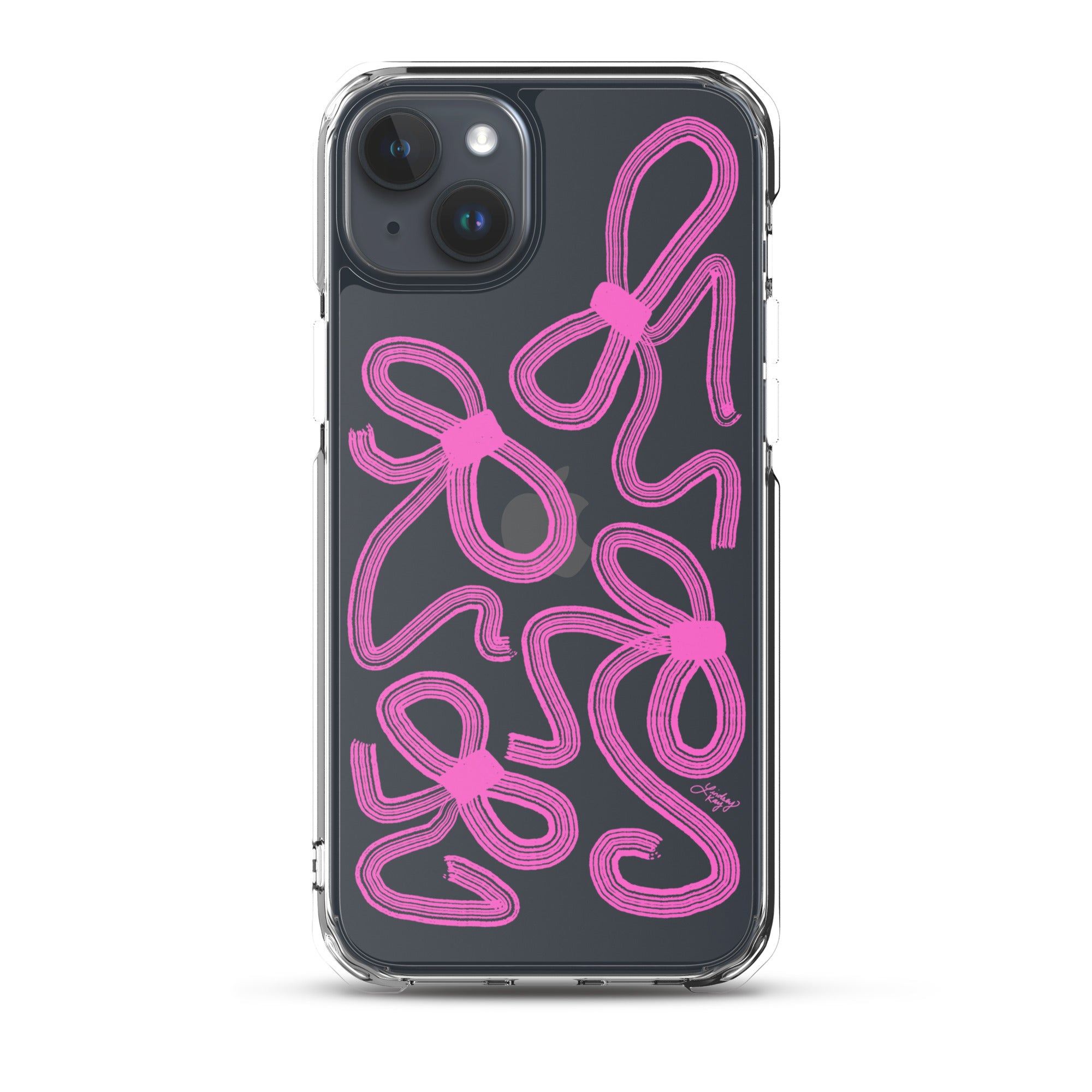 Cinta rosa - Funda transparente para iPhone®