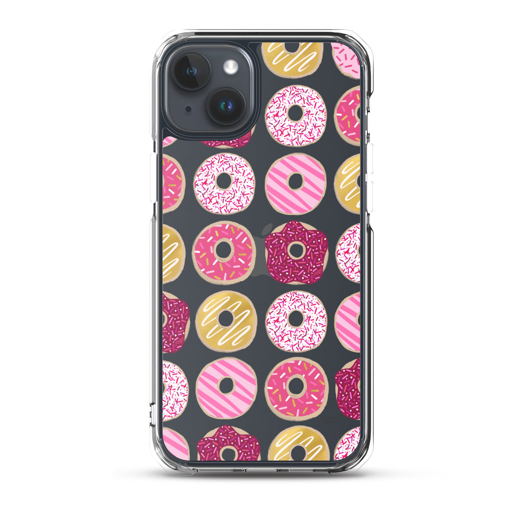 Valentine's Day Donuts - Clear Case for iPhone®