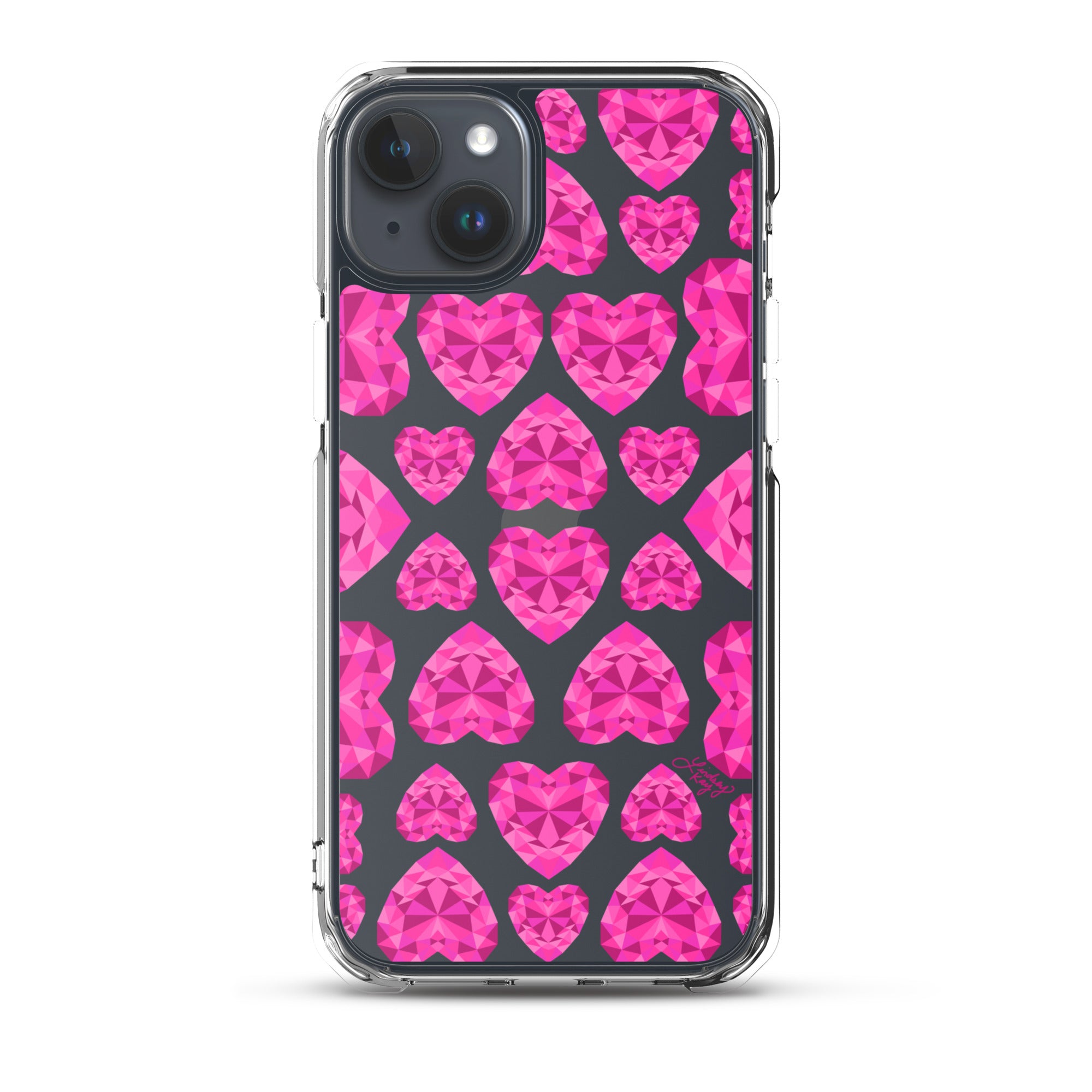Pink Jewels - Clear Case for iPhone®