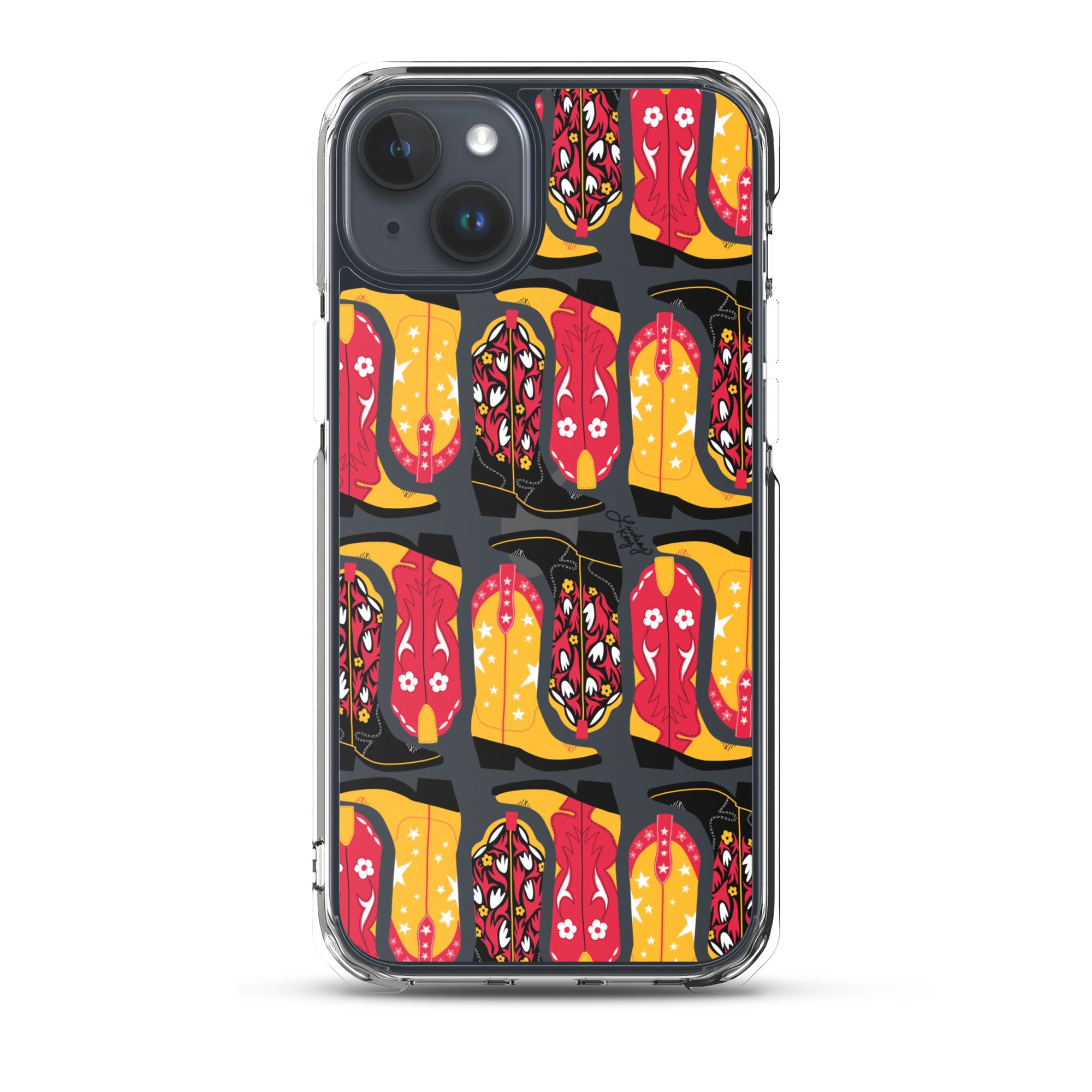 Kansas City Cowgirl Boots - Clear Case for iPhone®