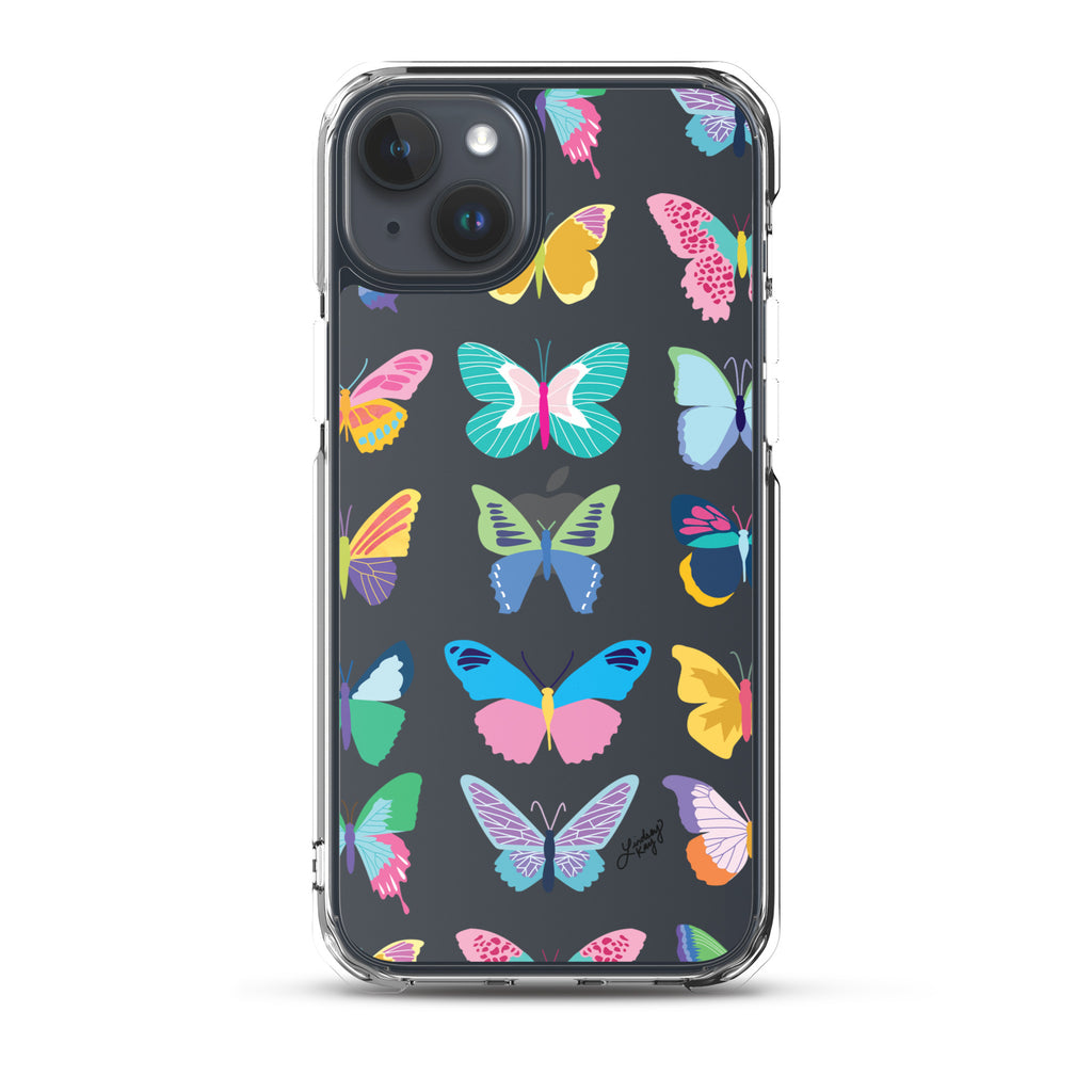 Colorful Butterflies - Clear Case for iPhone®