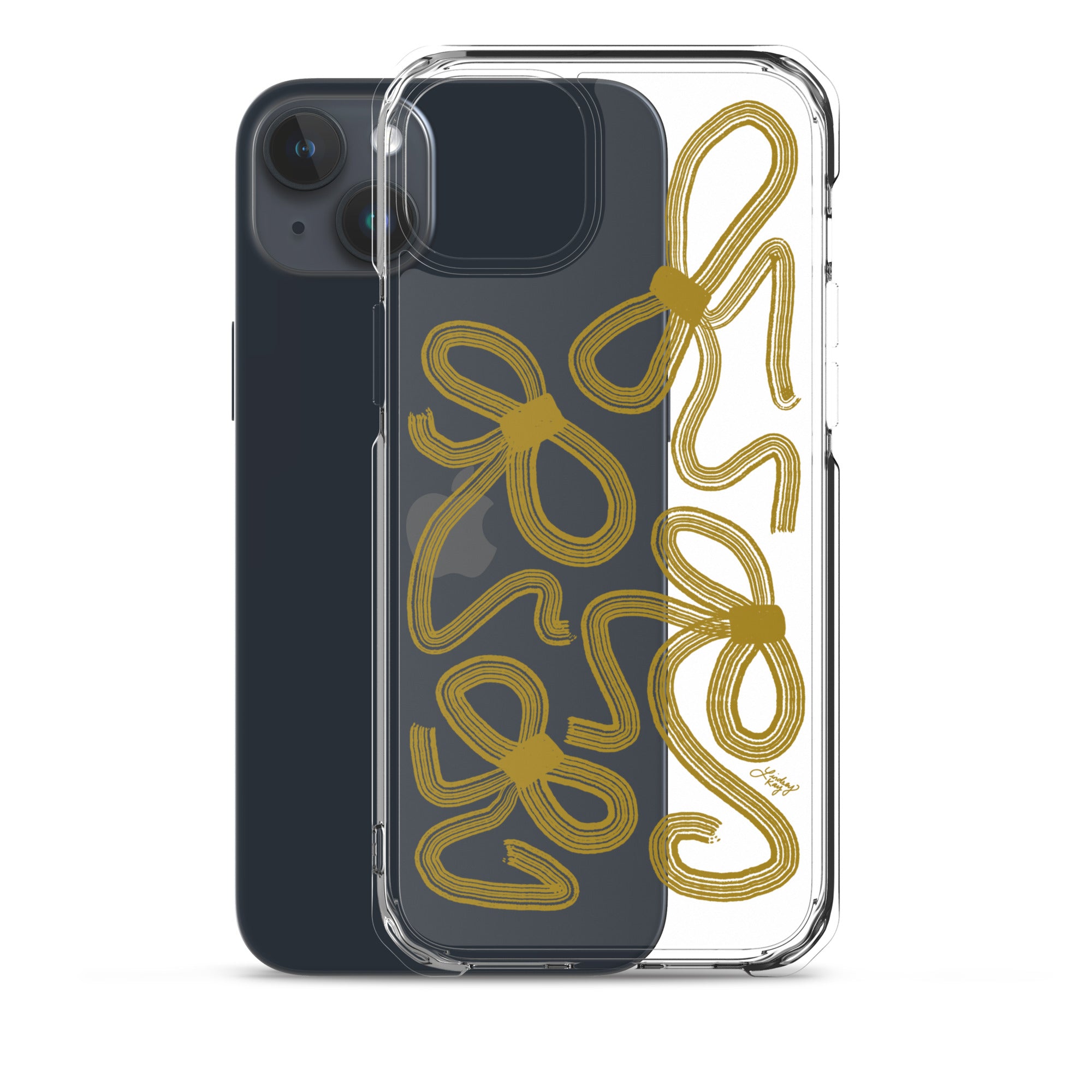 Cinta Dorada - Funda transparente para iPhone®