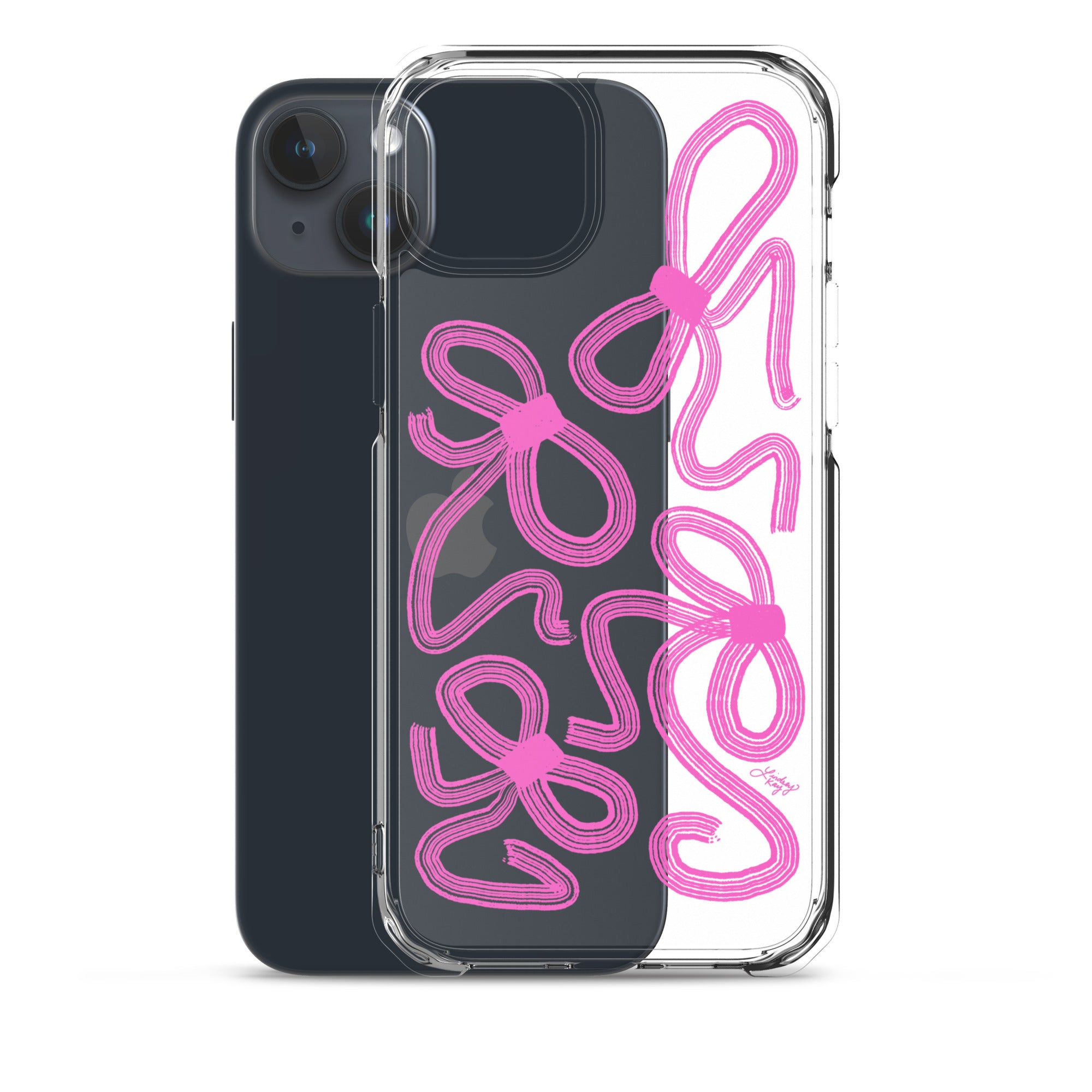 Cinta rosa - Funda transparente para iPhone®