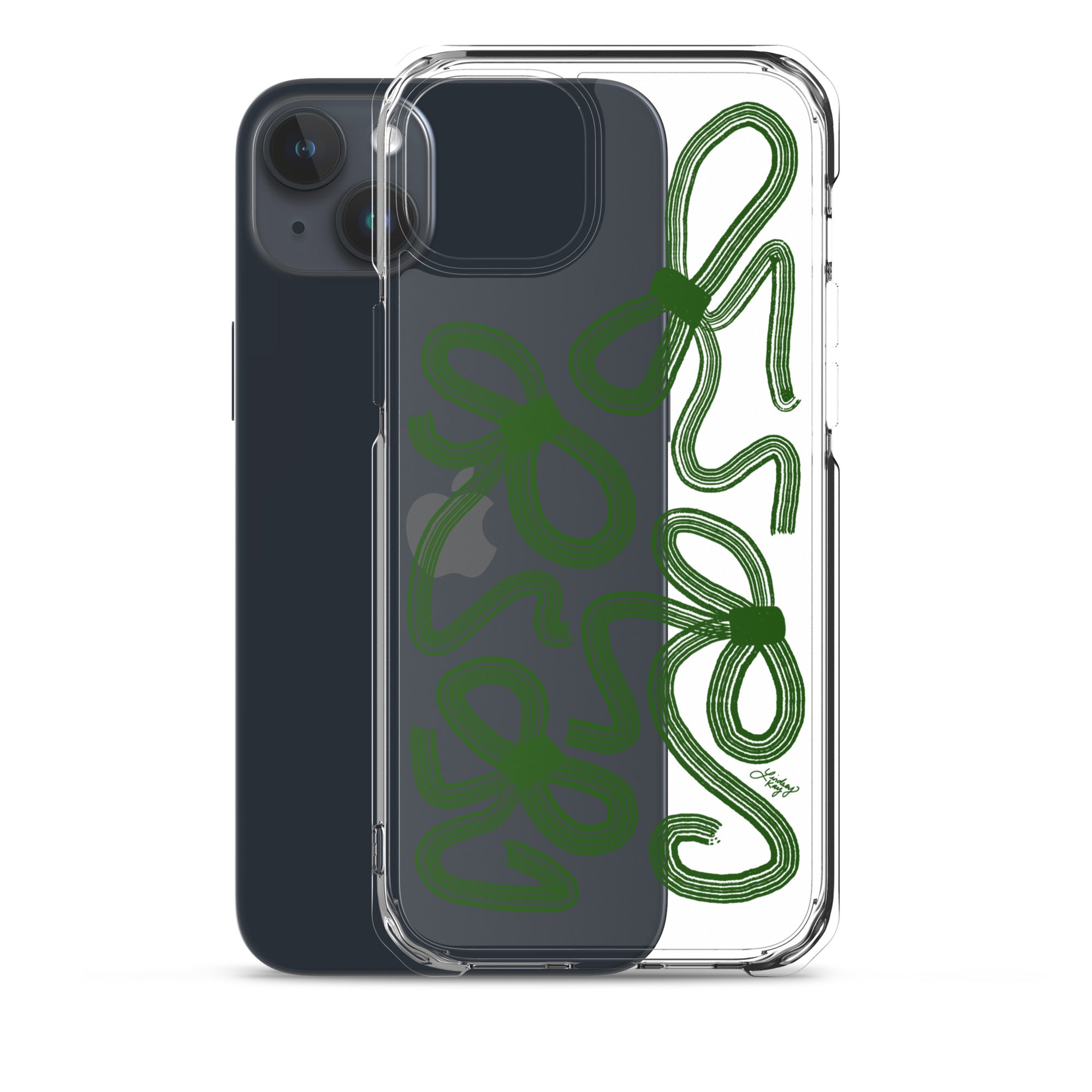 Forrest Green Ribbon - Funda transparente para iPhone®