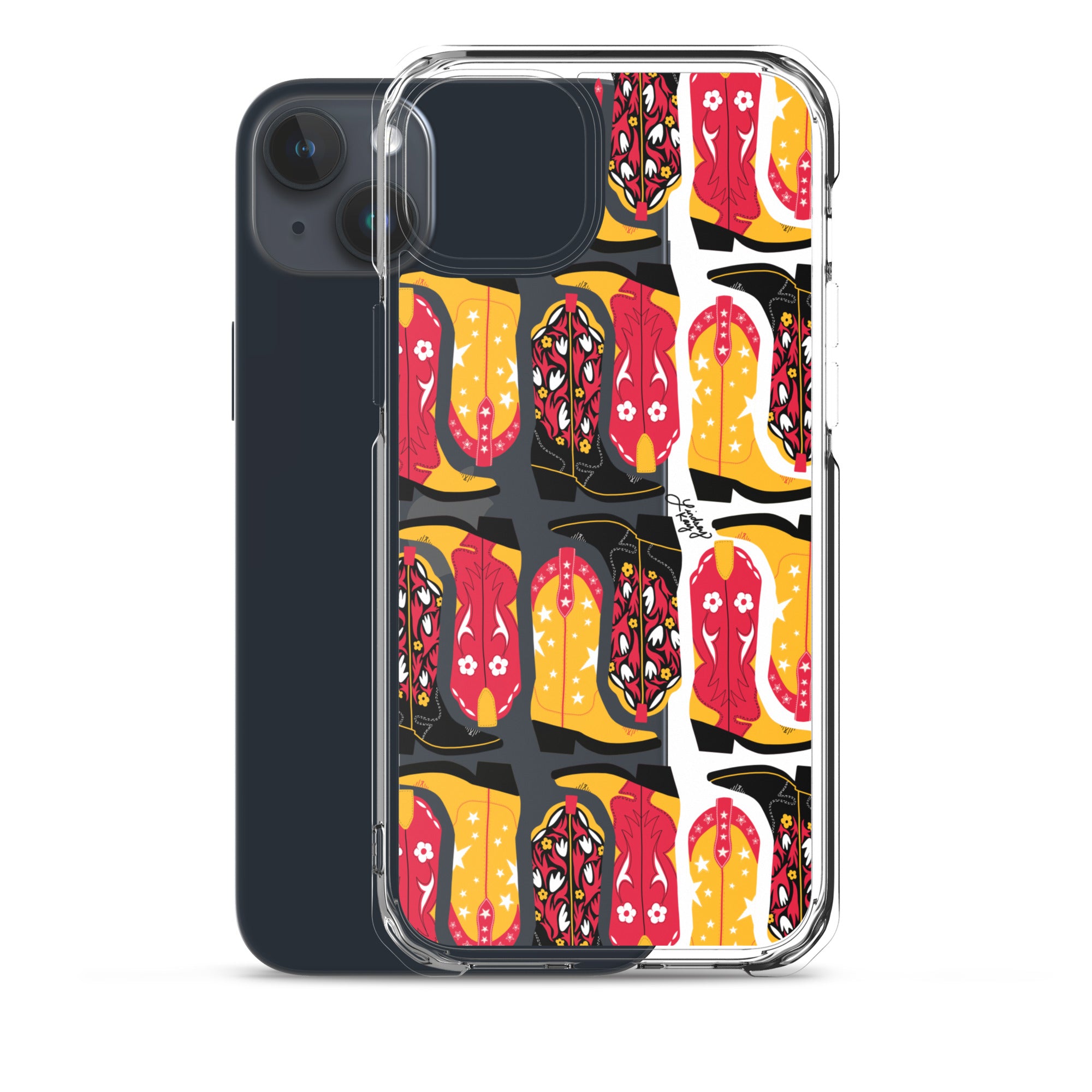 Kansas City Cowgirl Boots - Clear Case for iPhone®