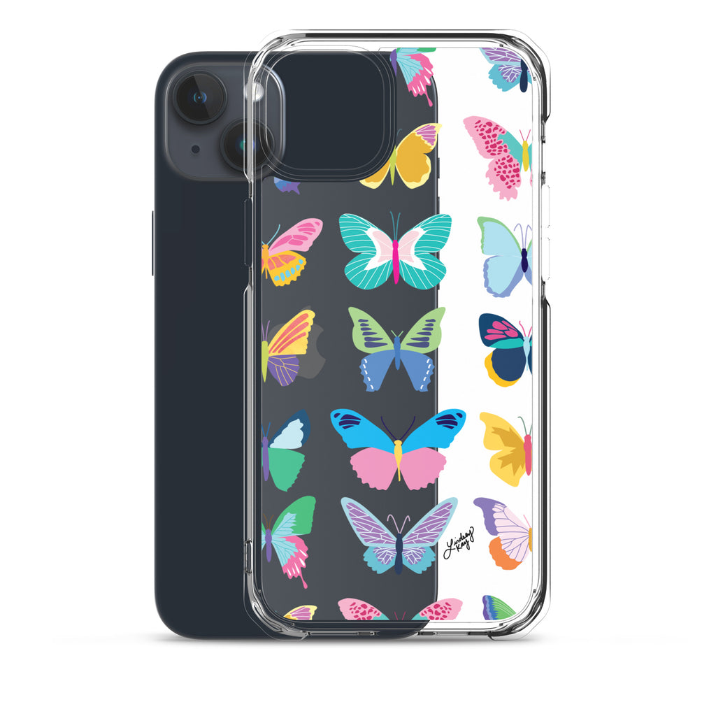 Colorful Butterflies - Clear Case for iPhone®