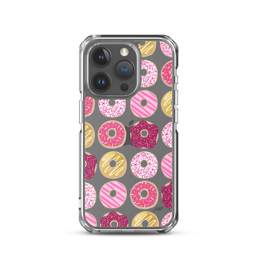 Valentine's Day Donuts - Clear Case for iPhone®