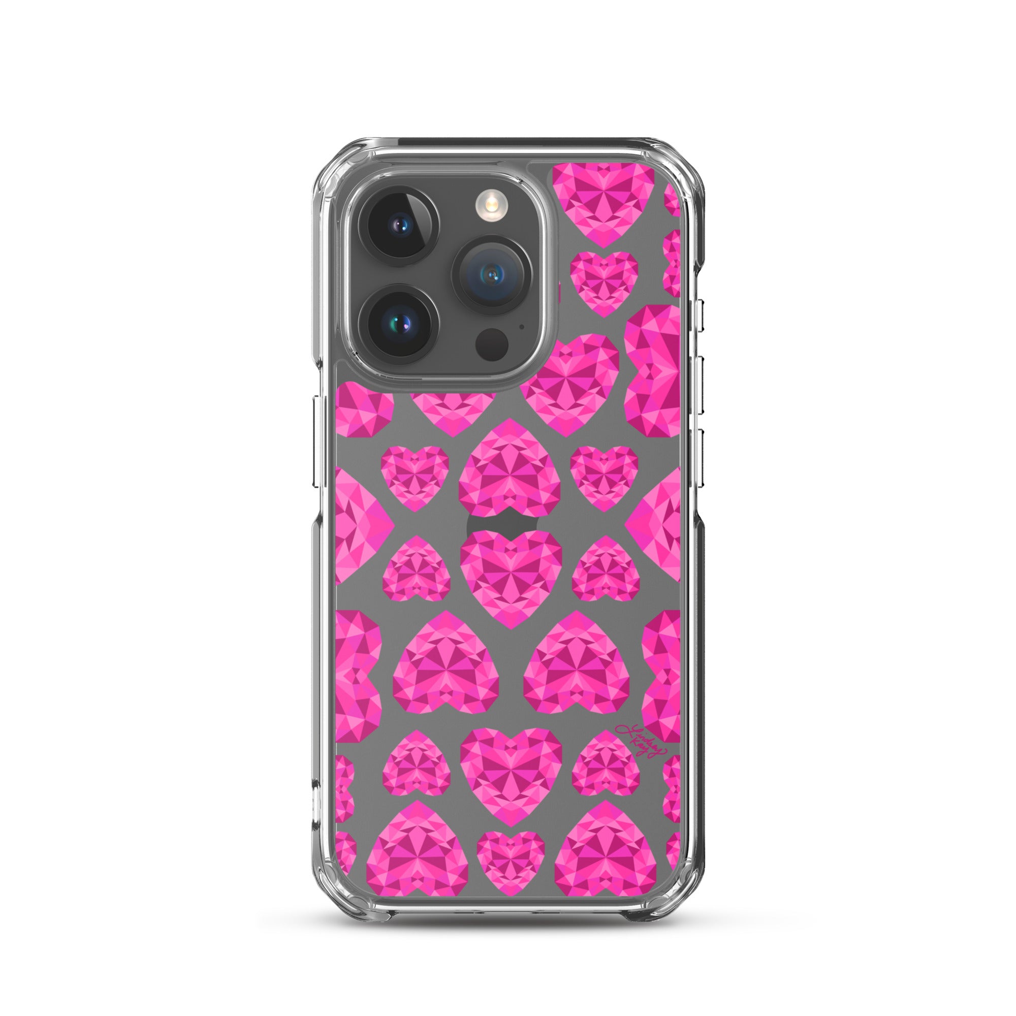 Pink Jewels - Clear Case for iPhone®