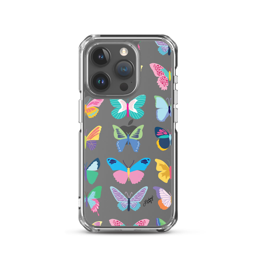 Colorful Butterflies - Clear Case for iPhone®