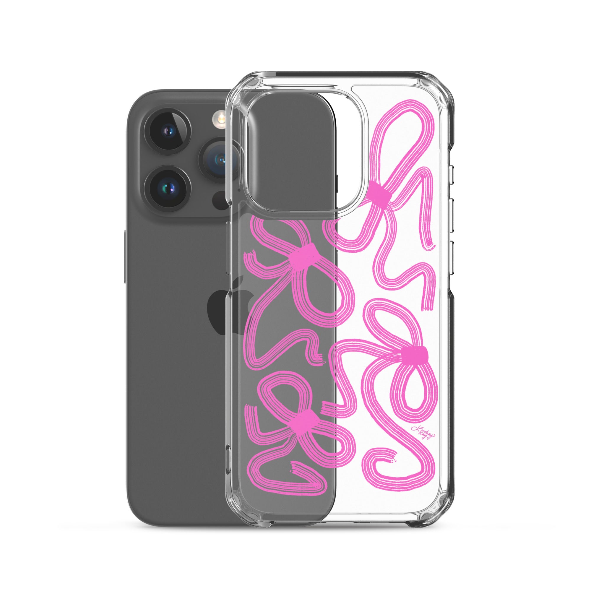 Cinta rosa - Funda transparente para iPhone®