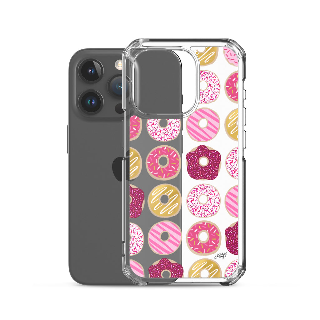 Valentine's Day Donuts - Clear Case for iPhone®
