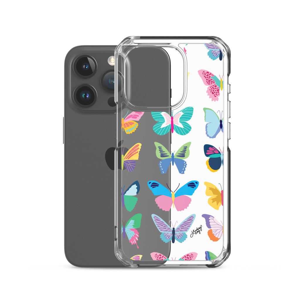 Colorful Butterflies - Clear Case for iPhone®