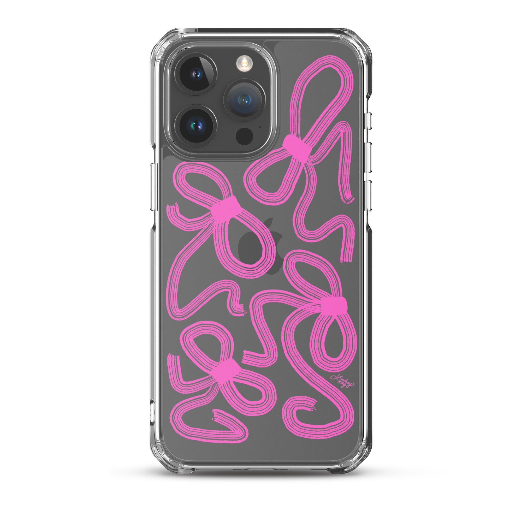 Cinta rosa - Funda transparente para iPhone®