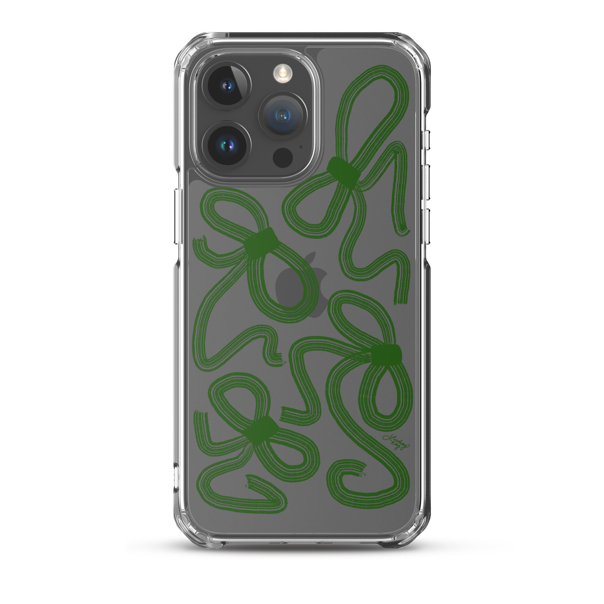 Forrest Green Ribbons - Clear Case for iPhone®