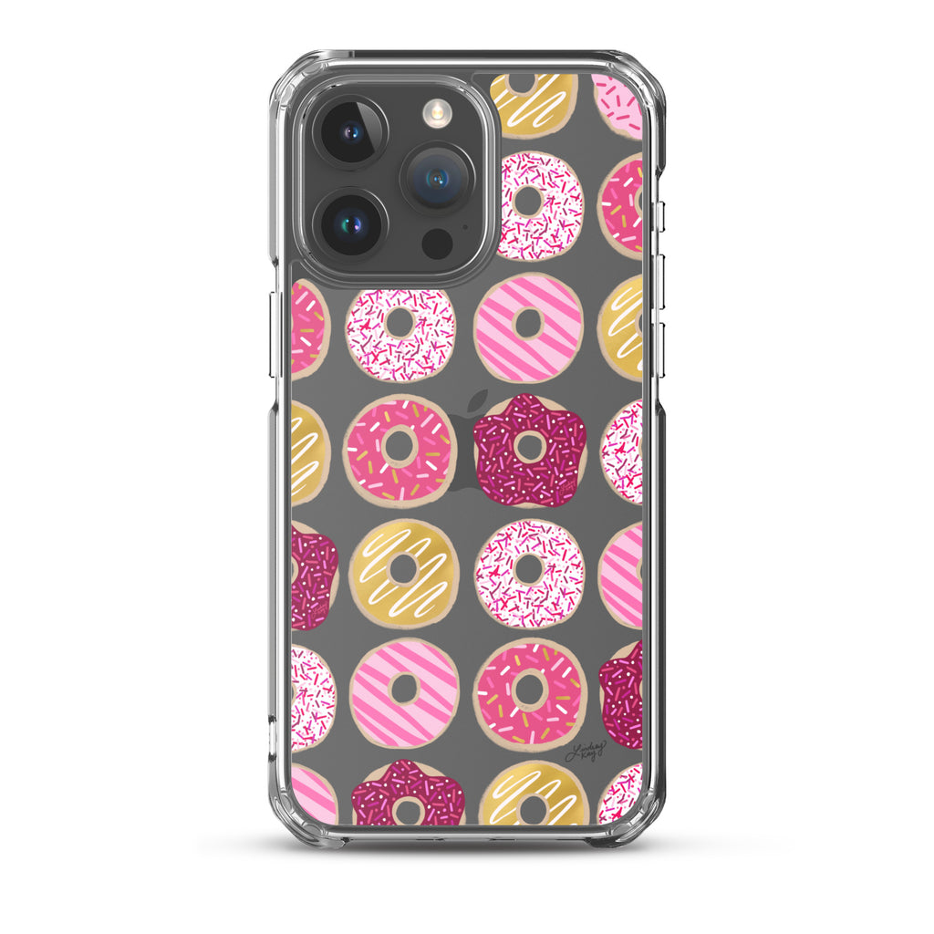 Valentine's Day Donuts - Clear Case for iPhone®